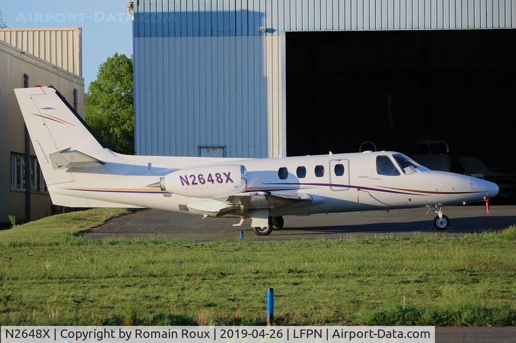 N2648X, 1979 Cessna 501 Citation l SP C/N 501-0105, Parked
