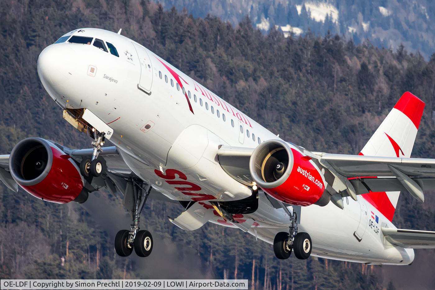 OE-LDF, 2005 Airbus A319-112 C/N 2547, OE-LDF @ Innsbruck Airport