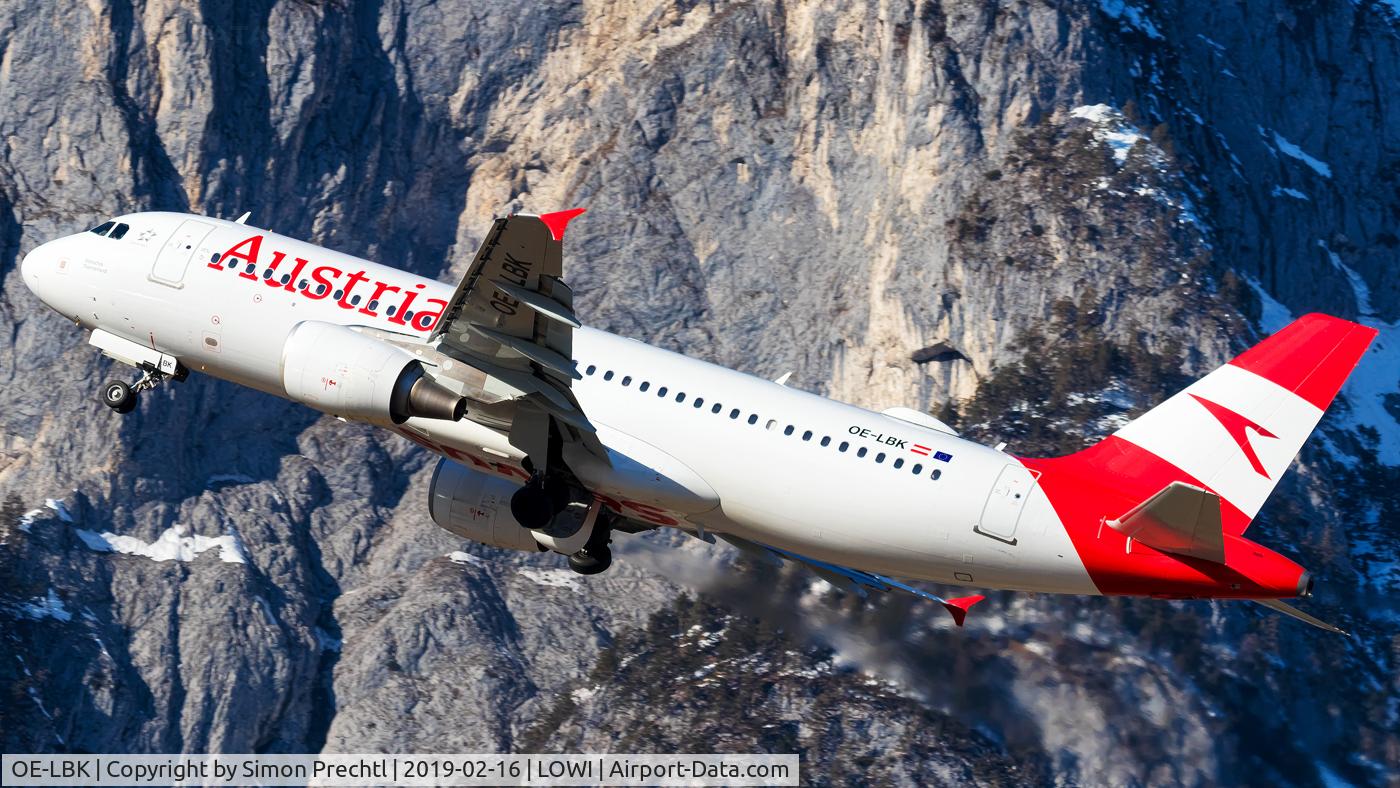 OE-LBK, 2003 Airbus A320-214 C/N 1931, OE-LBK @ Innsbruck Airport