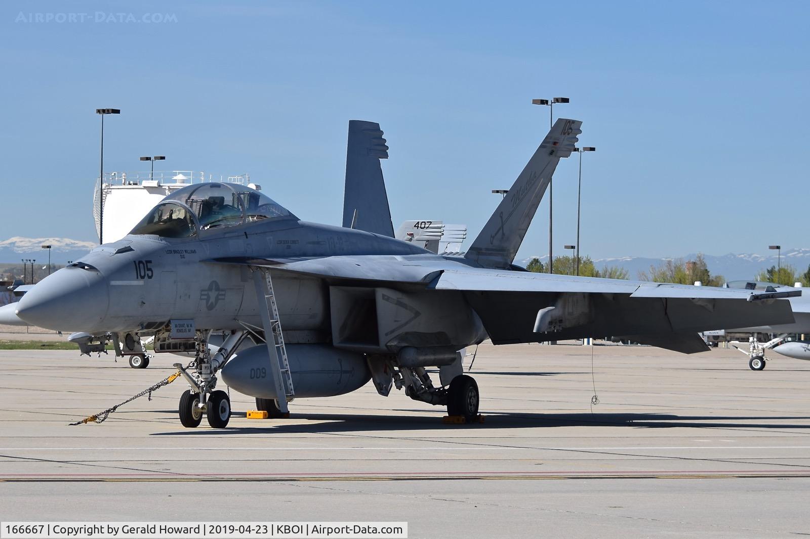 166667, Boeing F/A-18F Super Hornet C/N F145, VFA-32 