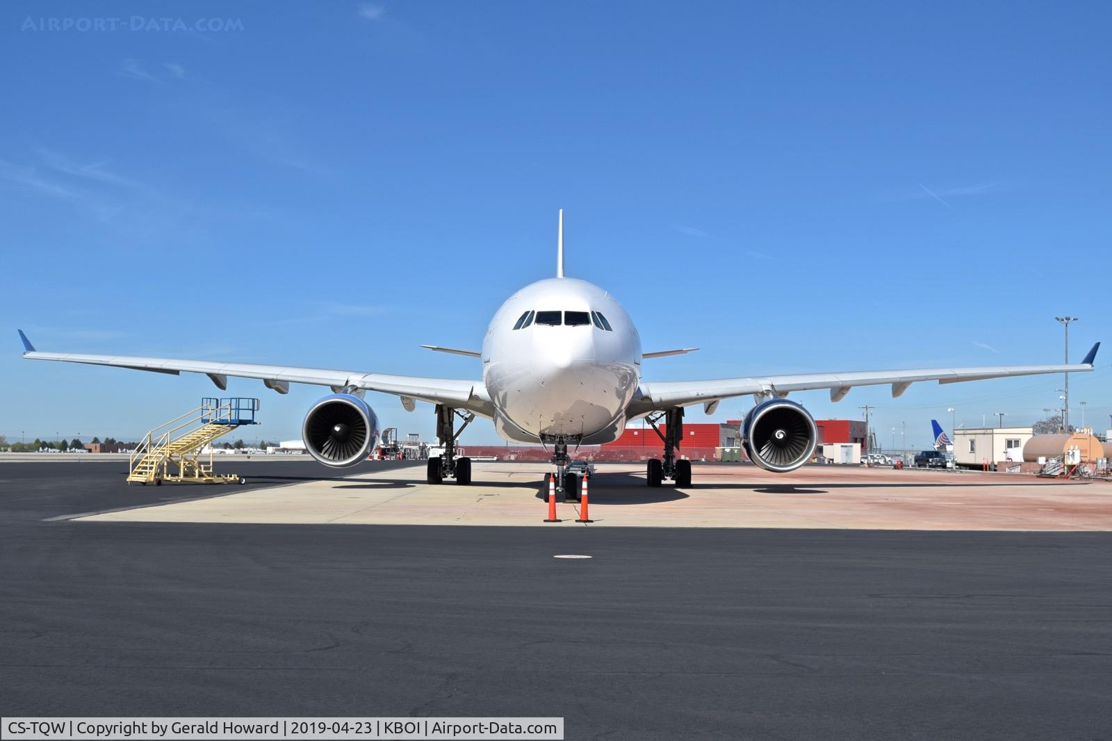 CS-TQW, 1999 Airbus A330-223 C/N 262, The cement hard stand at NIFC was the only location to park this monster.