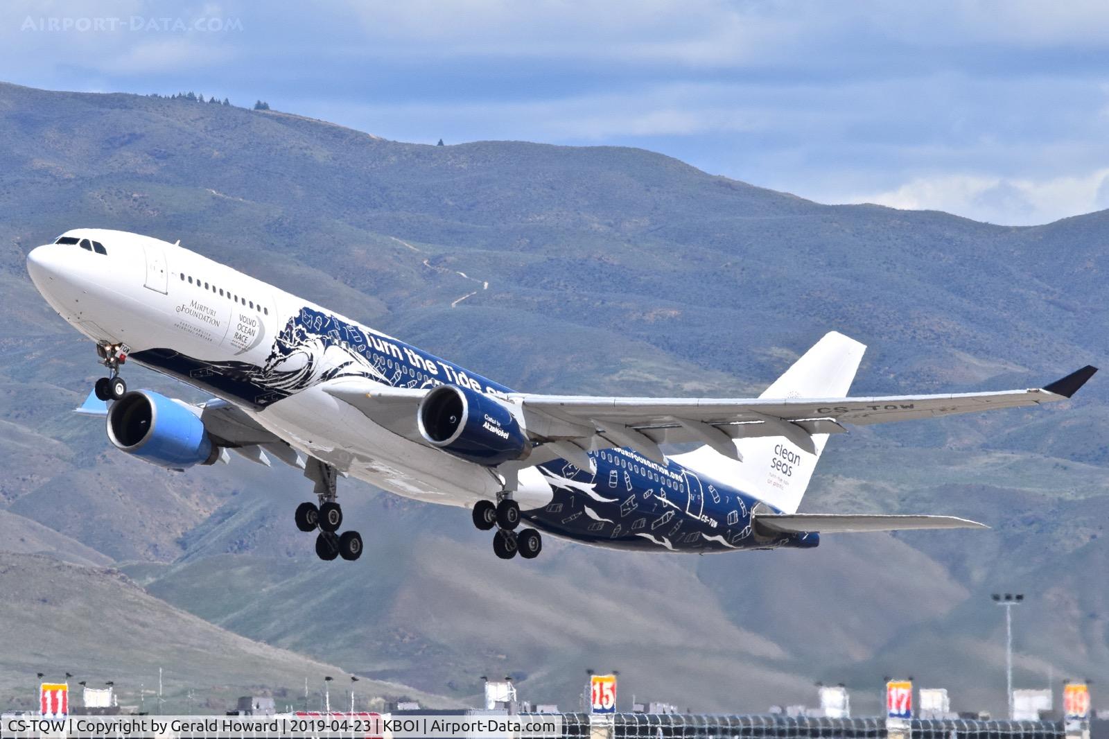 CS-TQW, 1999 Airbus A330-223 C/N 262, Lift off from RWY 28R.