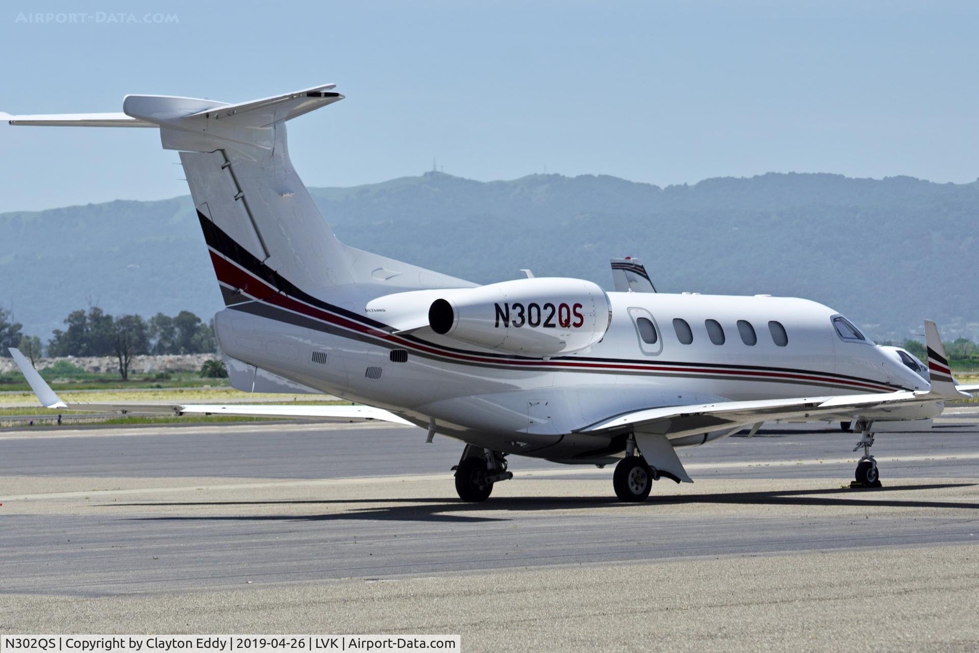 N302QS, 2013 Embraer EMB-505 Phenom 300 C/N 50500123, Livermore Airport California 2019.