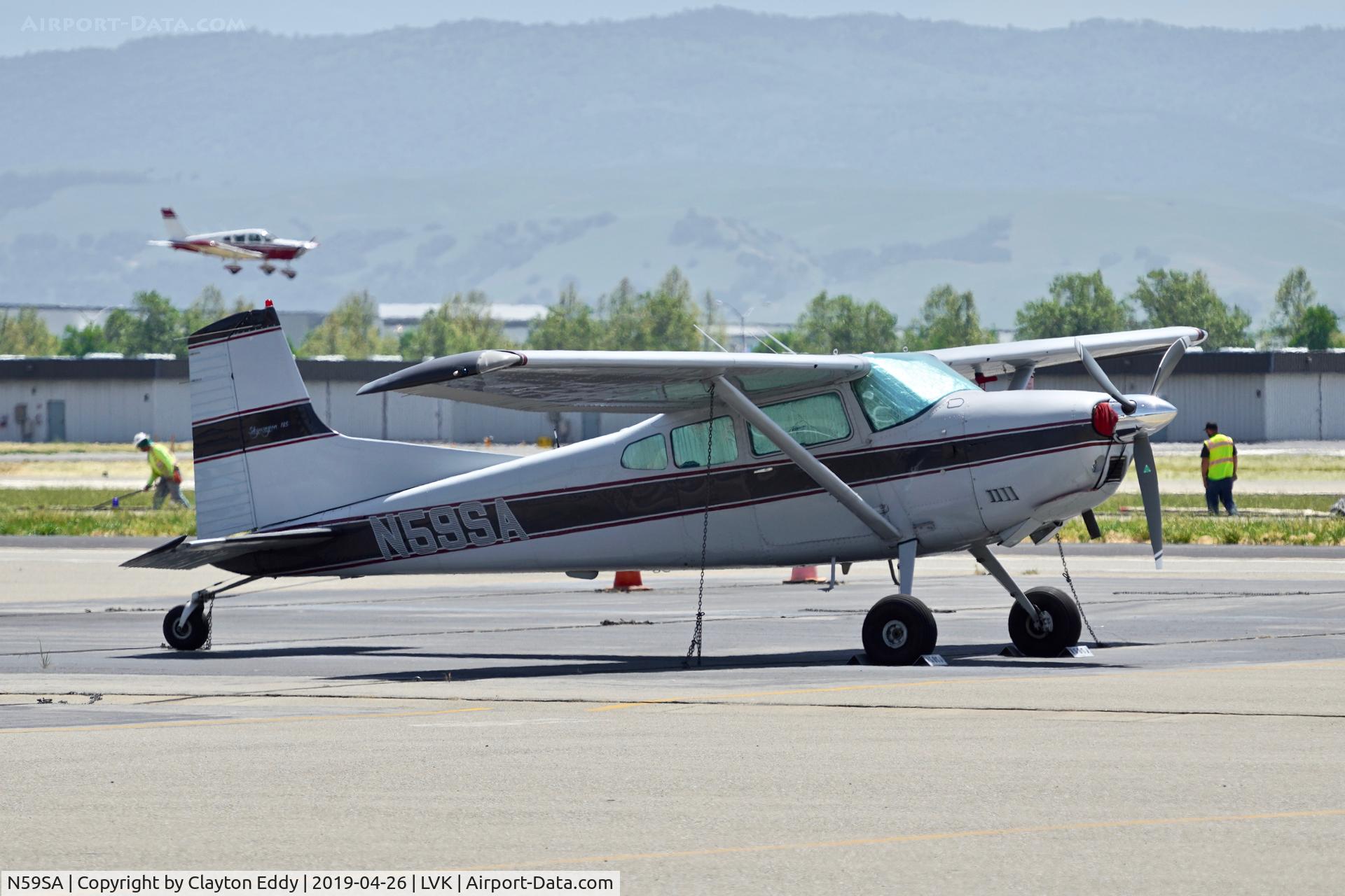 N59SA, 1978 Cessna A185F Skywagon 185 C/N 18503708, Livermore Airport California 2019.