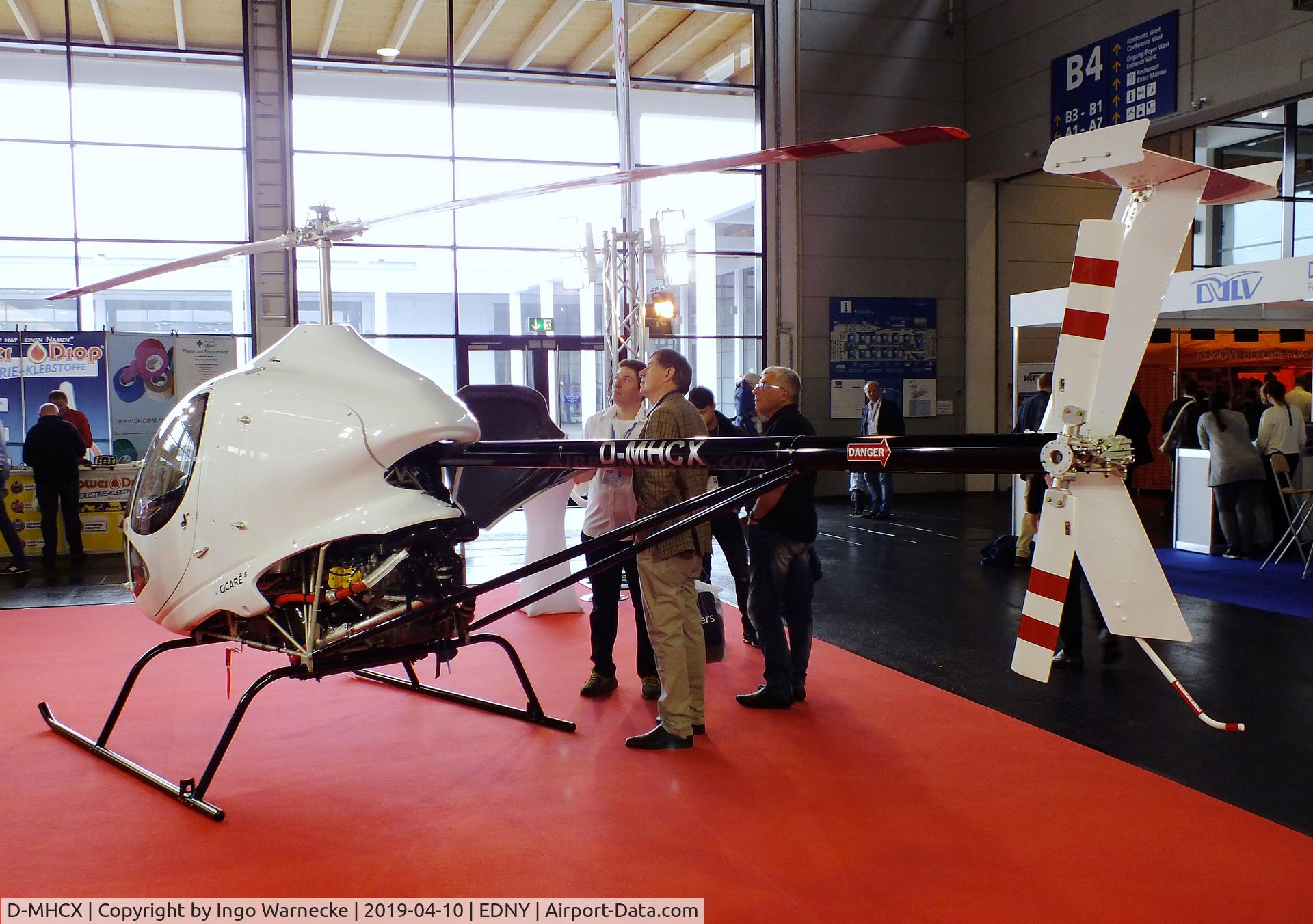 D-MHCX, Cicare CH-8 C/N not found_d-mhcx, Cicare CH-8 at the AERO 2019, Friedrichshafen