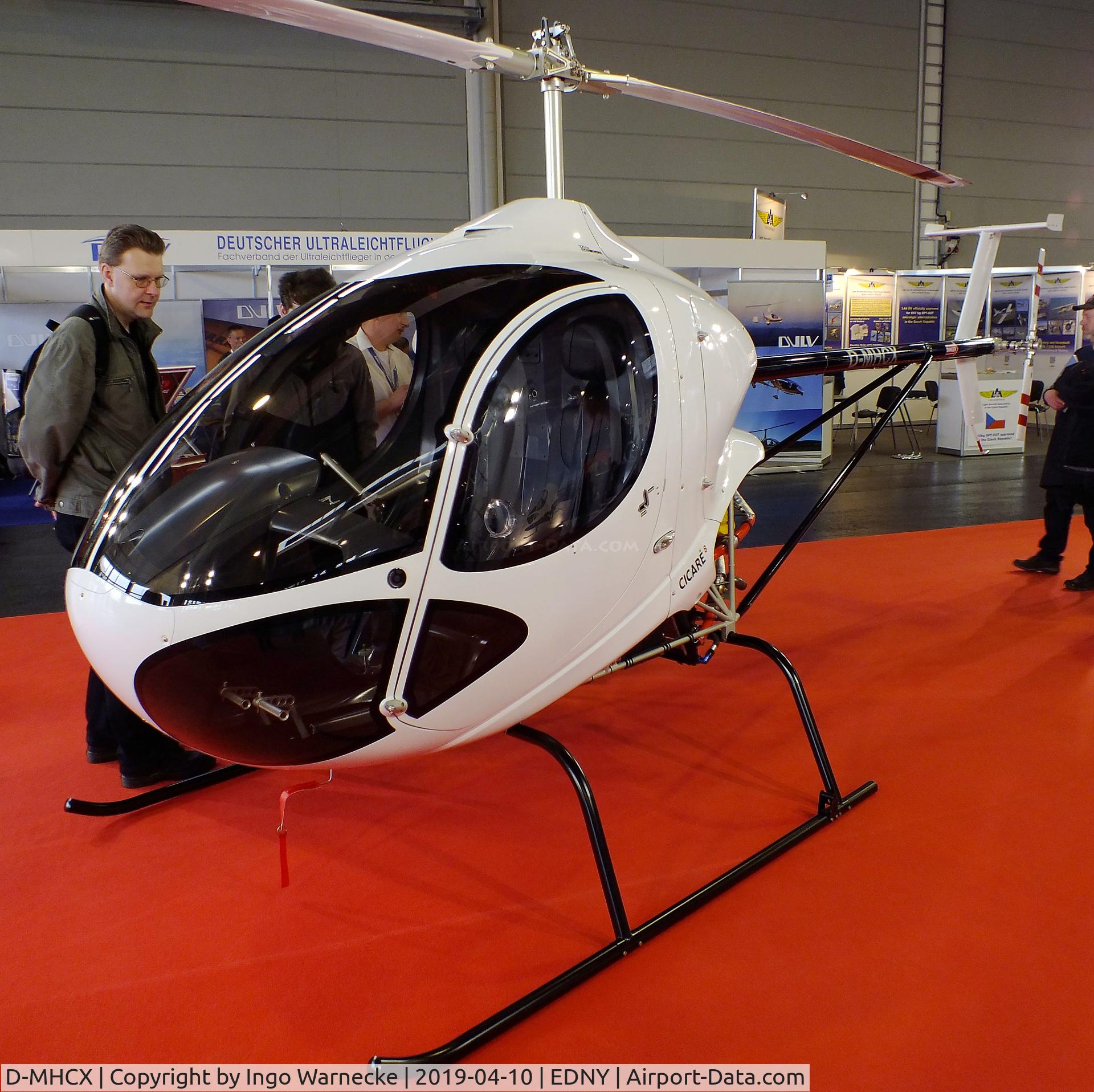 D-MHCX, Cicare CH-8 C/N not found_d-mhcx, Cicare CH-8 at the AERO 2019, Friedrichshafen