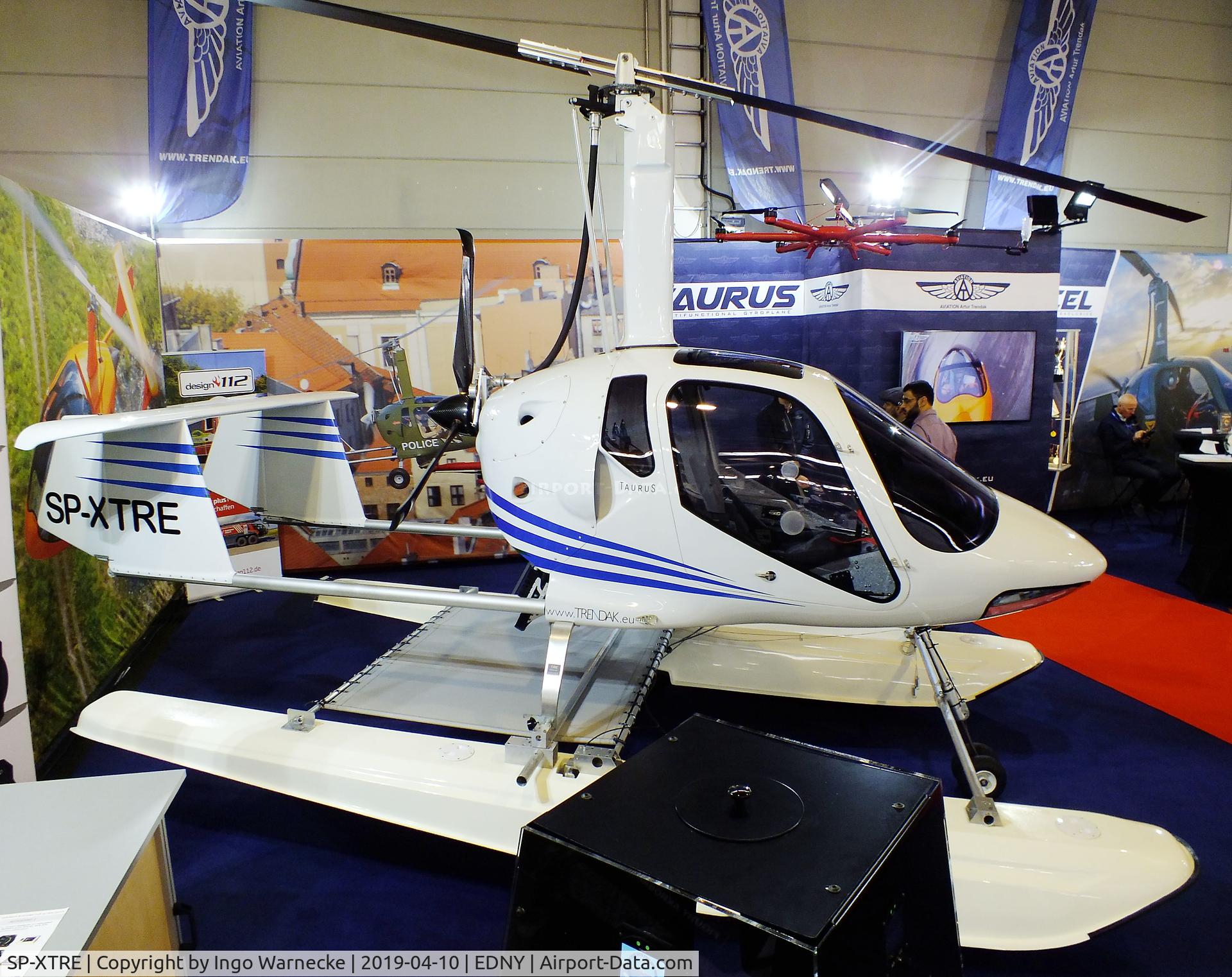 SP-XTRE, Aviation Artur Trendak Taurus C/N unknown_SP-XTRE, Trendak Taurus on amphibious floats at the AERO 2019, Friedrichshafen