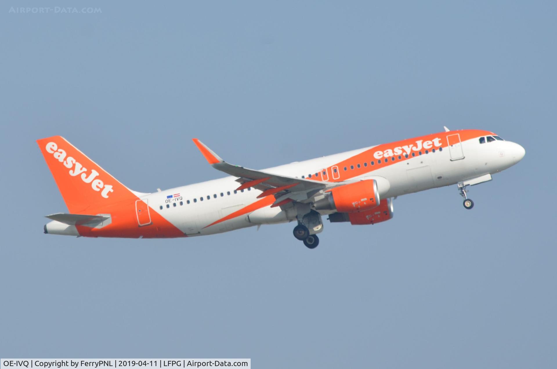 OE-IVQ, 2016 Airbus A320-214 C/N 7228, Easyjet A320 lifting-off