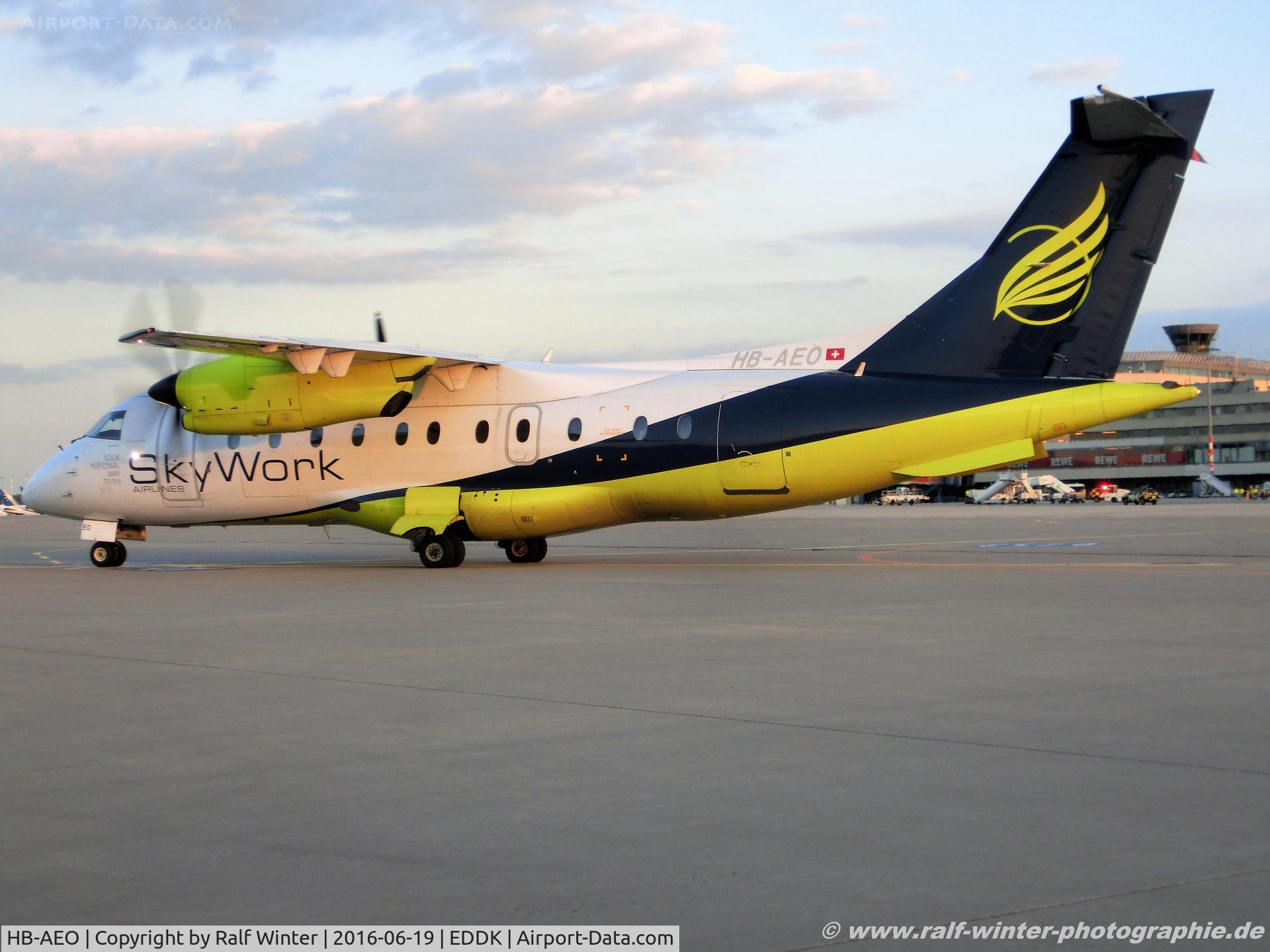 HB-AEO, 1995 Dornier 328-100 C/N 3061, Dornier Do-328-100 - SX SRK Sky Work - 3061 - HB-AEO - 19.06.2016 - CGN