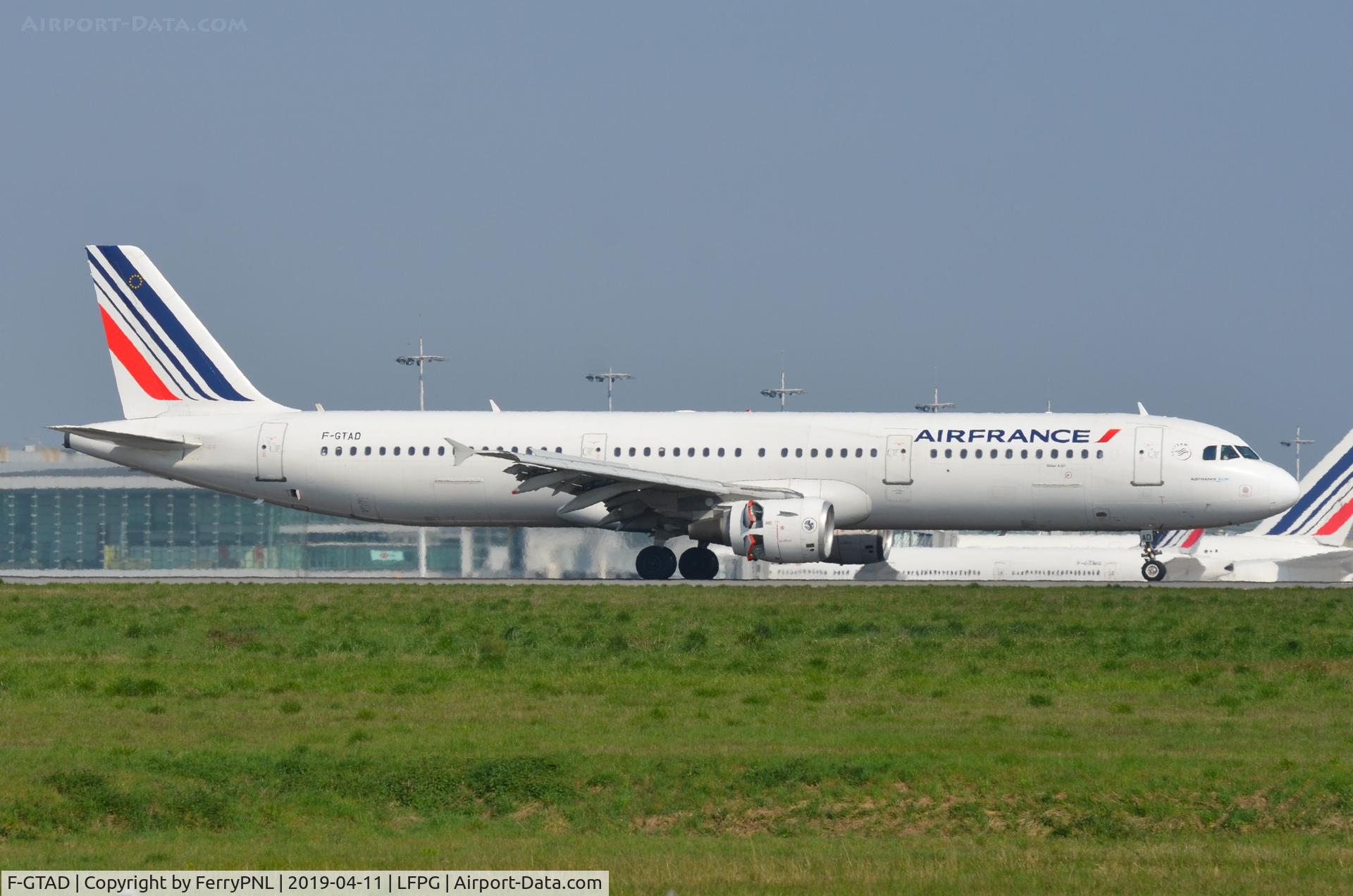 F-GTAD, 1998 Airbus A321-211 C/N 0777, Air France A321