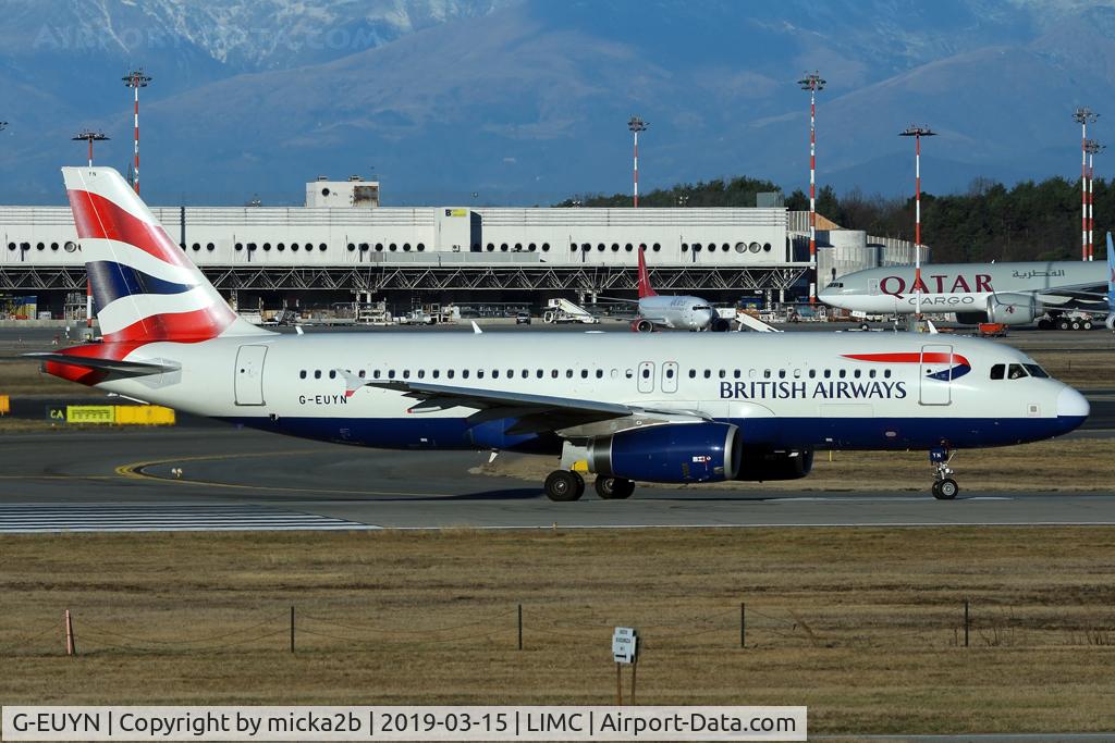 G-EUYN, 2011 Airbus A320-232 C/N 4975, Taxiing