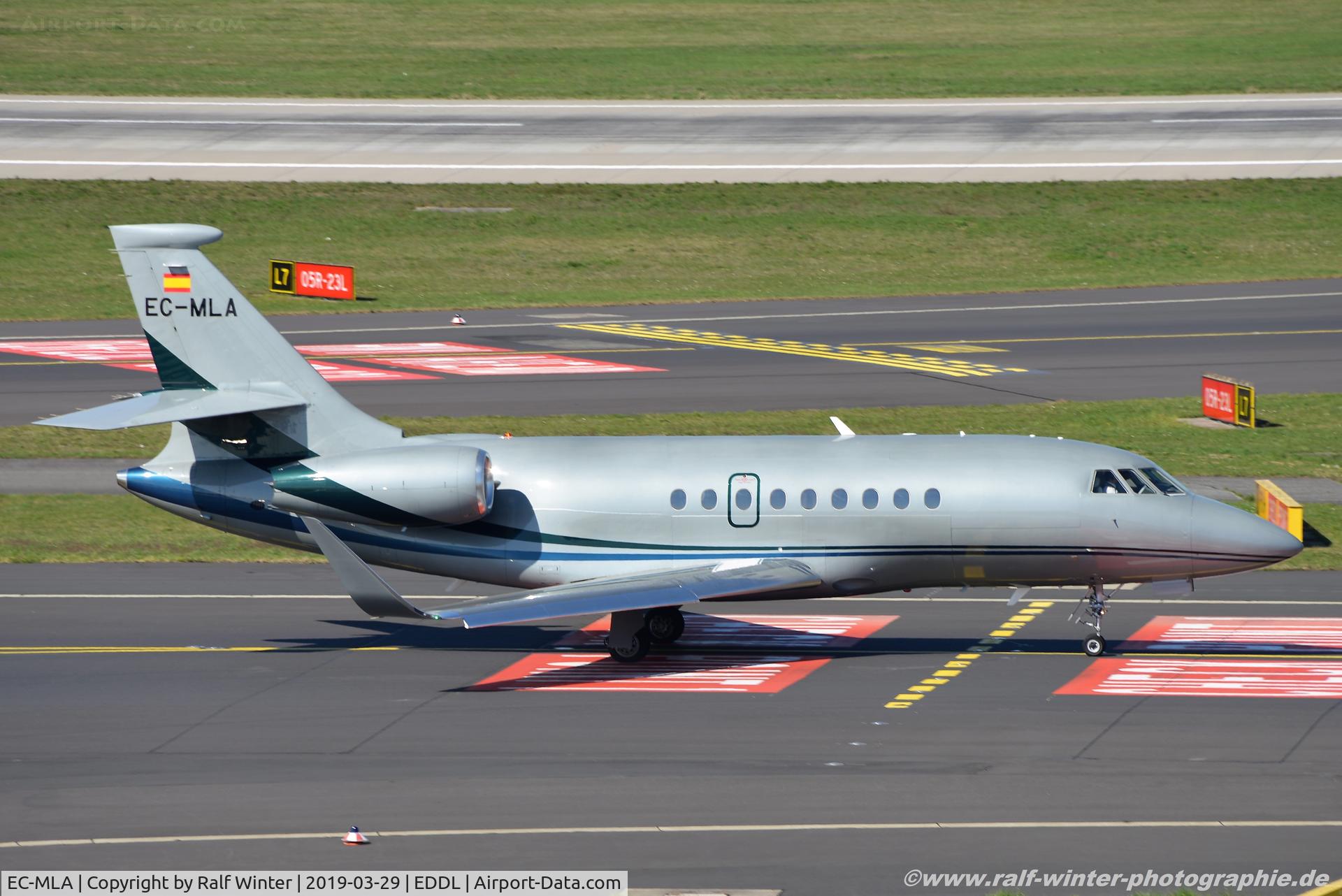 EC-MLA, Dassault Falcon 2000S C/N 735, Dassault Falcon 2000S - GP GES Gestail Executive Jet - 735 - EC-MLA - 29.03.2019 - DUS