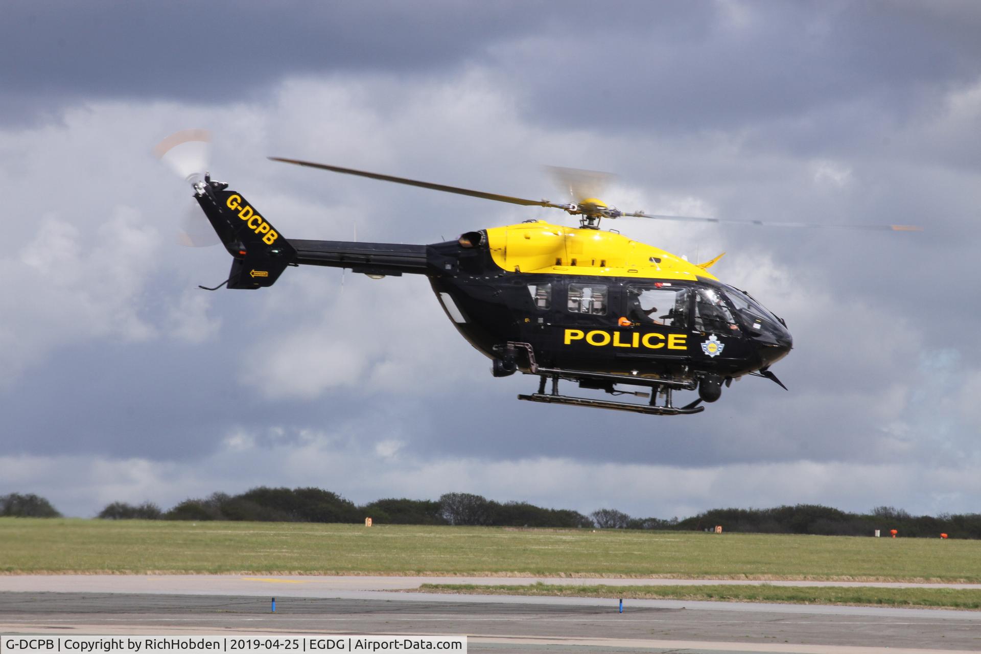 G-DCPB, 2009 Eurocopter-Kawasaki EC-145 (BK-117C-2) C/N 9265, Fuel stop @ NQY