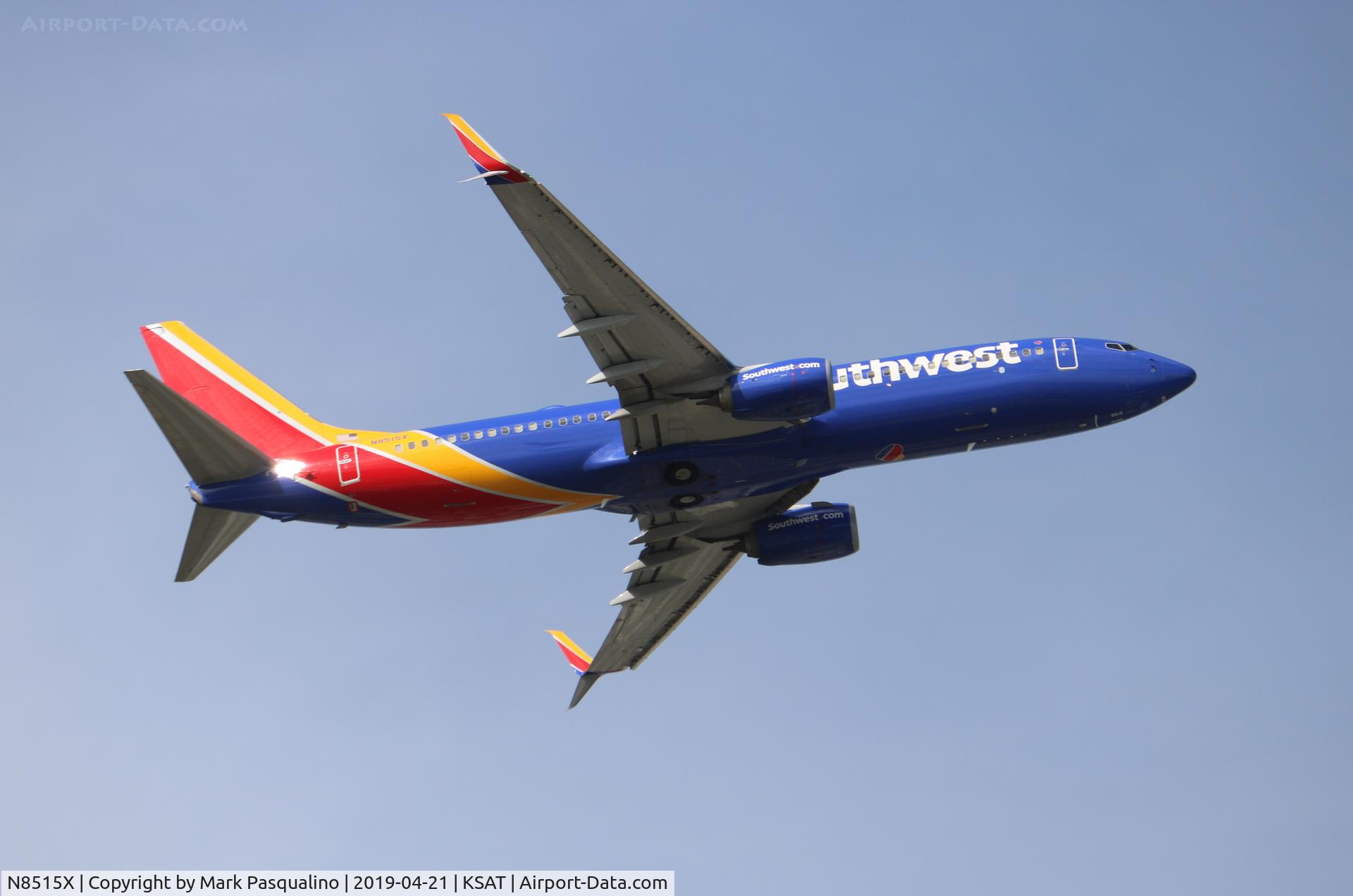 N8515X, 2016 Boeing 737-8H4 C/N 36943, Boeing 737-8H4