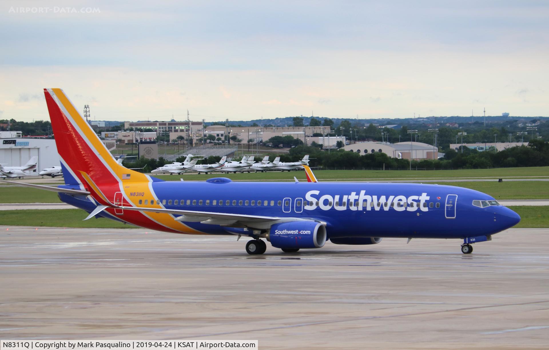 N8311Q, 2012 Boeing 737-8H4 C/N 38808, Boeing 737-8H4