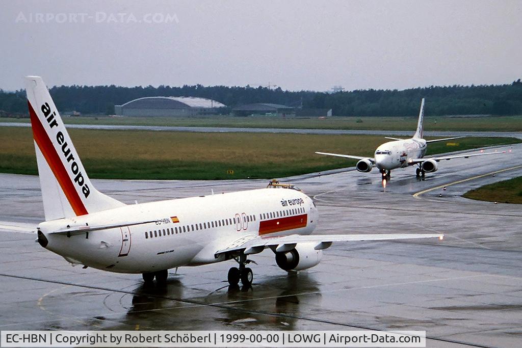 EC-HBN, 1999 Boeing 737-85P C/N 28383, EC-HBN @ LOWG 1999