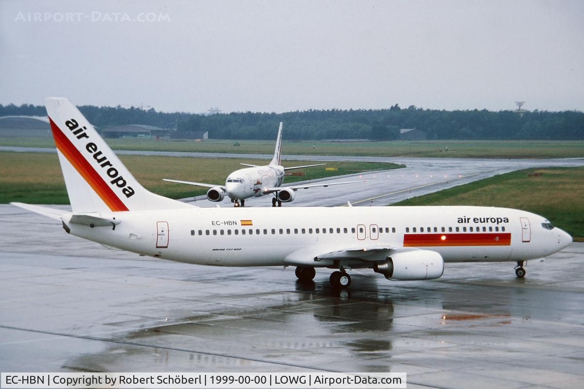 EC-HBN, 1999 Boeing 737-85P C/N 28383, EC-HBN @ LOWG 1999