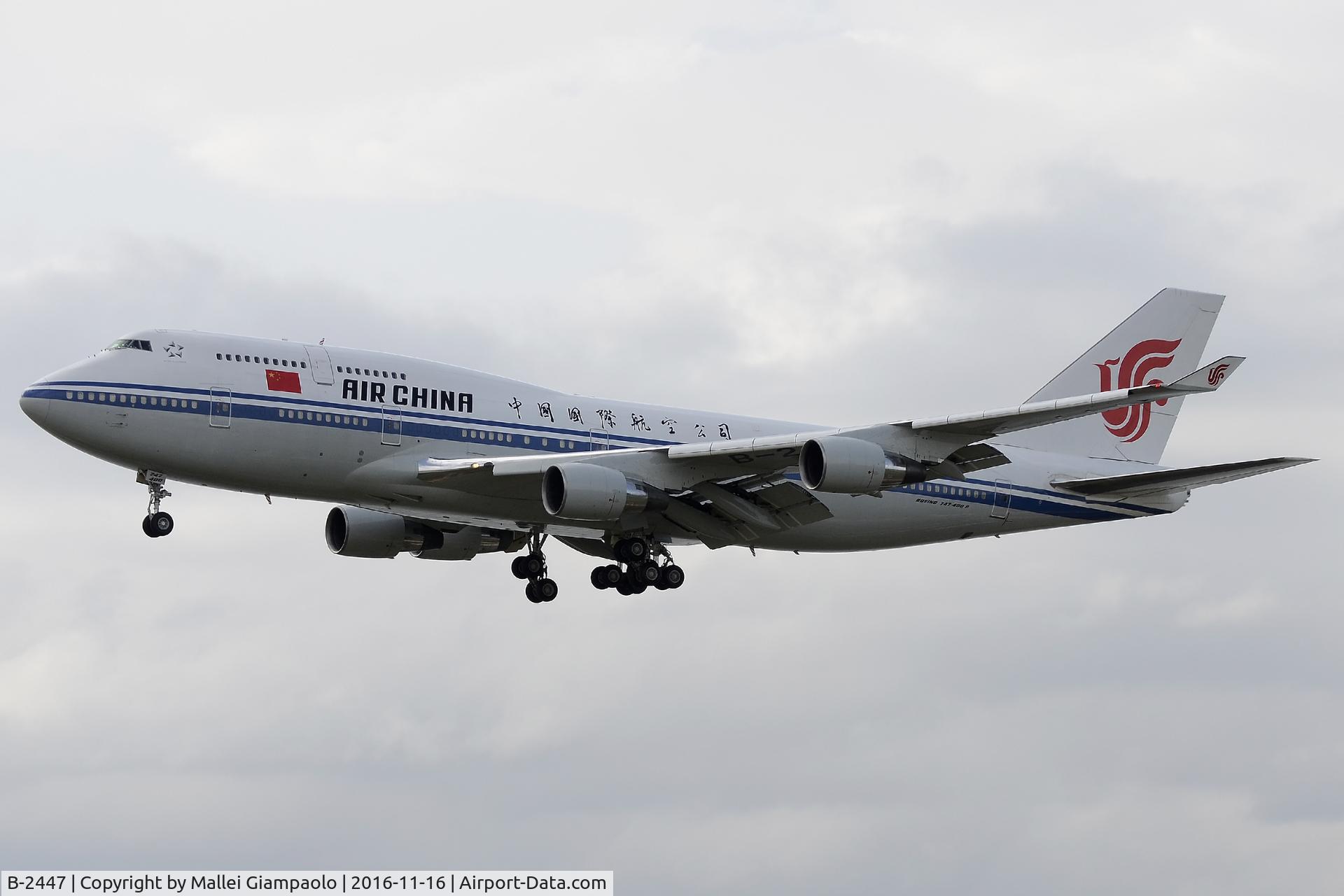 B-2447, 1995 Boeing 747-4J6 C/N 25883, B-2447