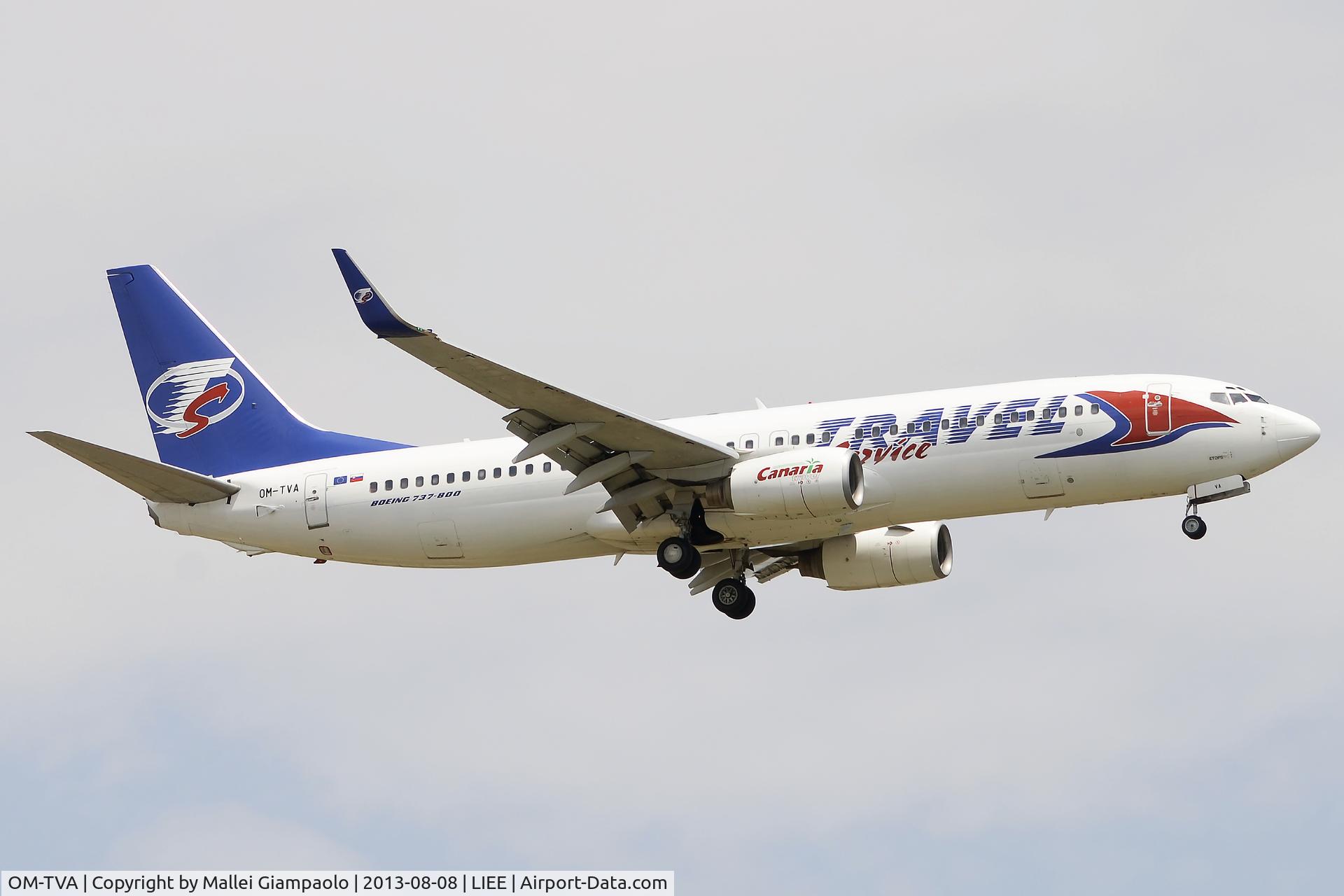 OM-TVA, 2001 Boeing 737-86N C/N 32243, OM-TVA