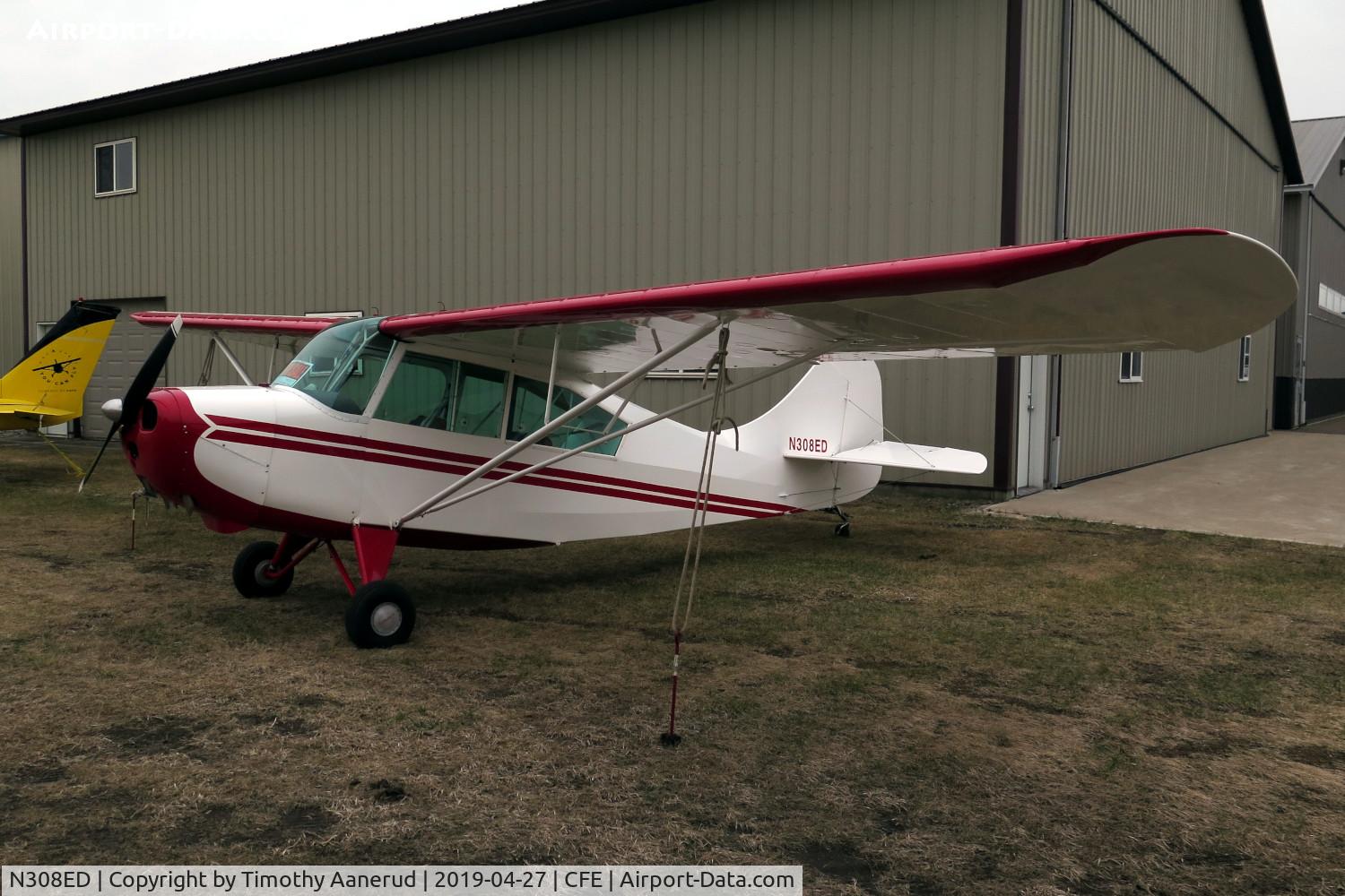 N308ED, 1955 Aeronca 7CCM C/N 7AC2952, 1955 Aeronca 7CCM, c/n: 7AC2952, 2019 Minnesota Aviation Gathering.