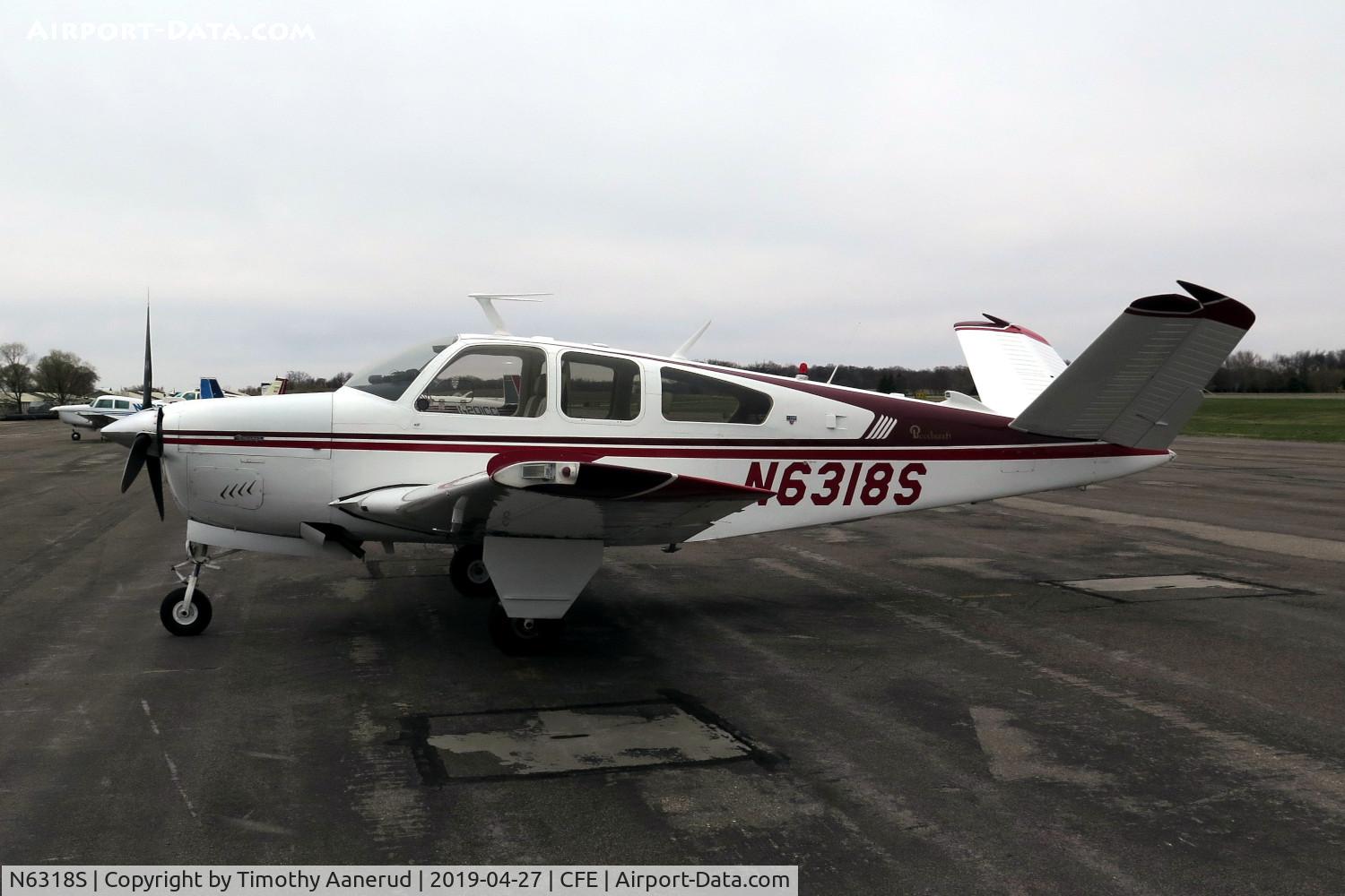 N6318S, 1975 Beech V35B Bonanza C/N D-9829, 1975 Beech V35B, c/n: D-9829, 2019 Minnesota Aviation Gathering.