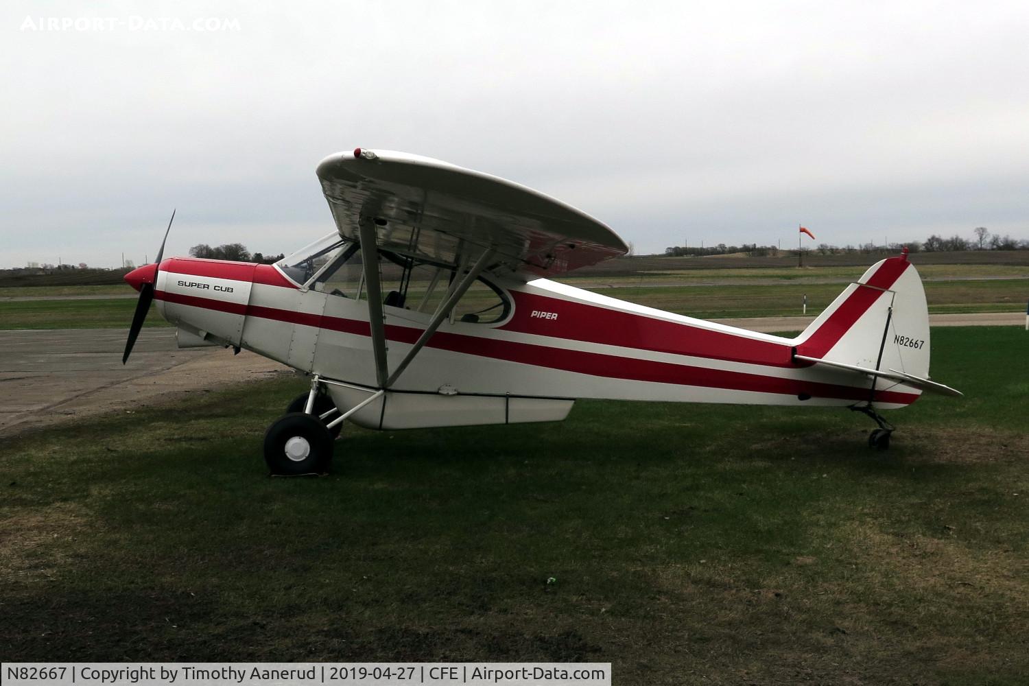 N82667, 1978 Piper PA-18-150 Super Cub C/N 18-7909028, 1978 Piper PA-18-150, c/n: 18-7909028, 2019 Minnesota Aviation Gathering.