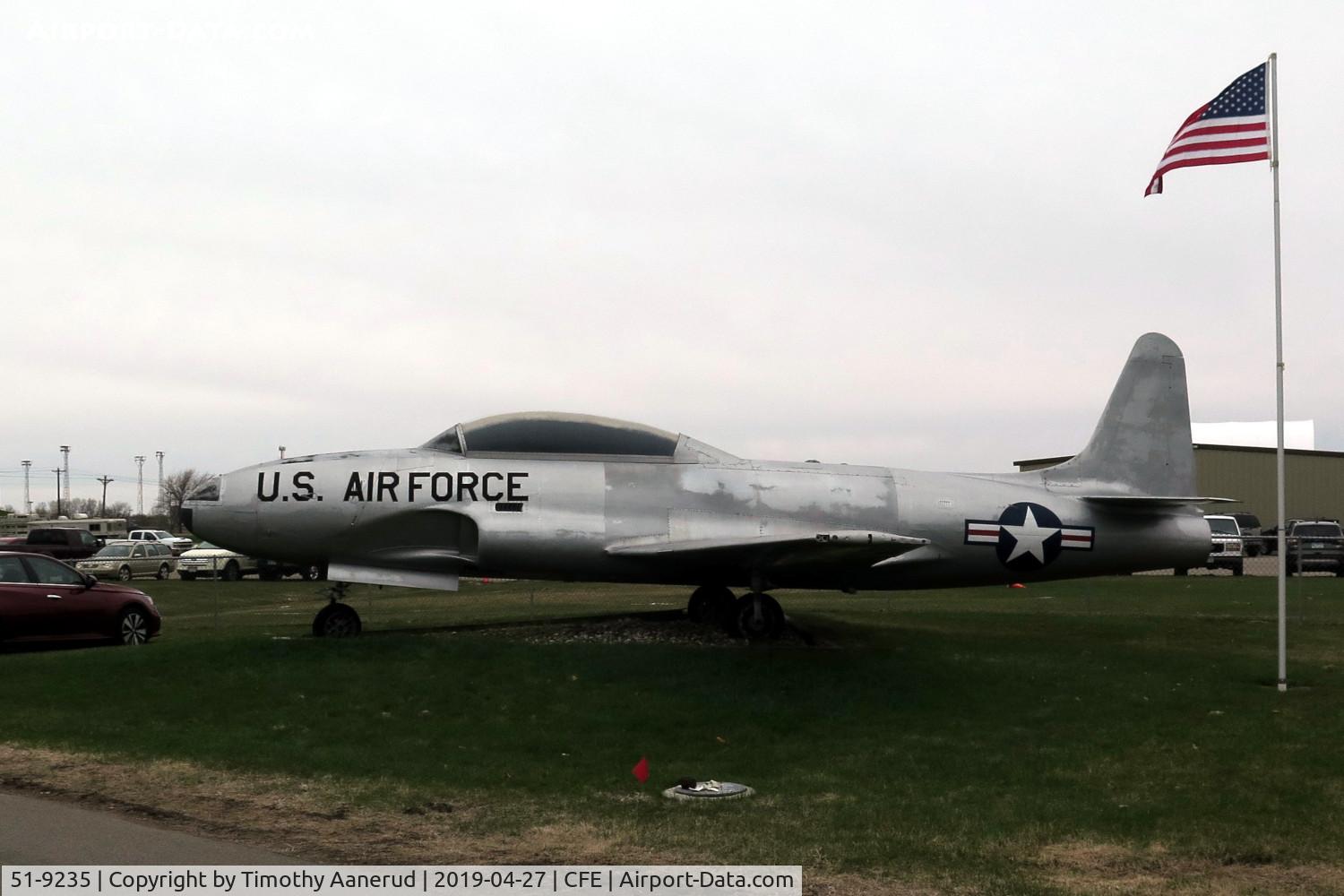 51-9235, 1951 Lockheed T-33A Shooting Star C/N 580-7019, 1951 Lockheed T-33A Shooting Star, c/n: 580-7019