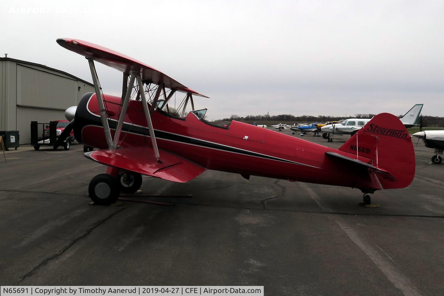 N65691, 1943 Boeing E75N1 C/N 75-8321, 1943 Boeing E75N1, c/n: 75-8321, 2019 Minnesota Aviation Gathering