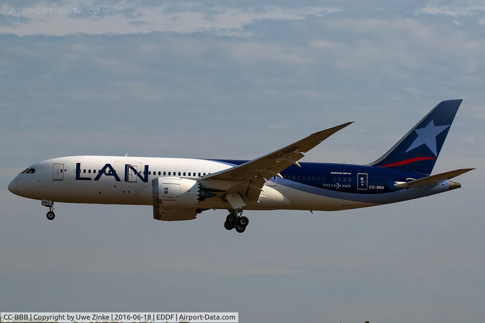 CC-BBB, 2012 Boeing 787-8 Dreamliner C/N 38466, evening