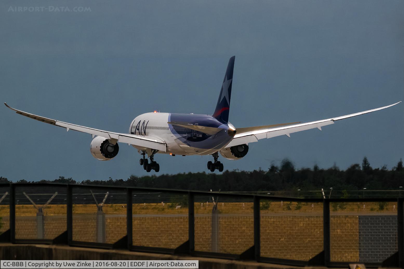 CC-BBB, 2012 Boeing 787-8 Dreamliner C/N 38466, new runway