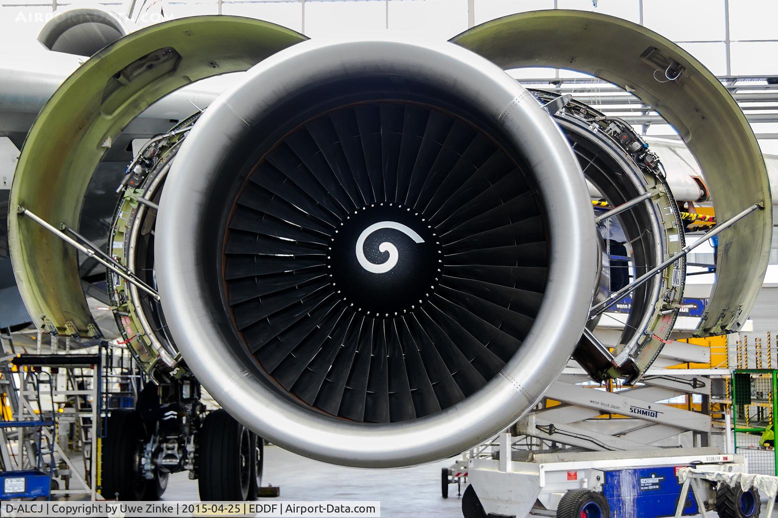 D-ALCJ, 2000 McDonnell Douglas MD-11F C/N 48802, engine open