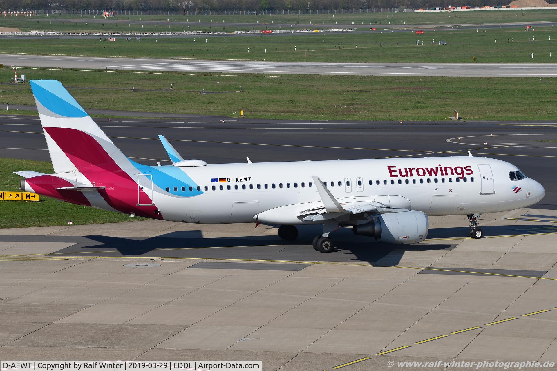 D-AEWT, 2017 Airbus A320-214 C/N 7534, Airbus A320-214(W) - EW EWG Eurowings - 7534 - D-AEWT - 29.03.2019 - DUS
