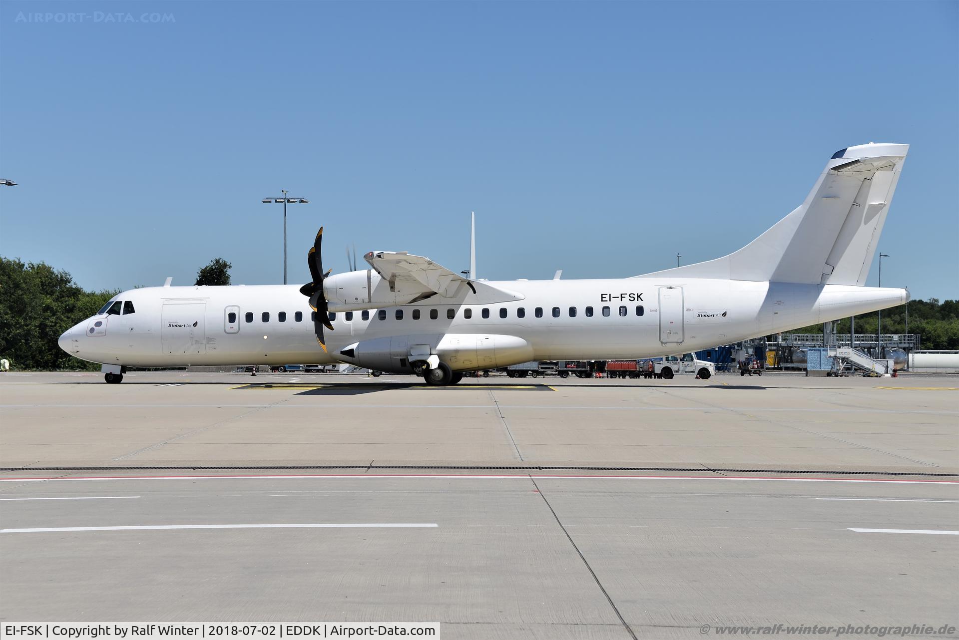 EI-FSK, 2016 ATR 72-212A C/N 1326, ATR 72-212A 600 - STK Stobart Air - 1326 - EI-FSK - 02.07.2018 - CGN