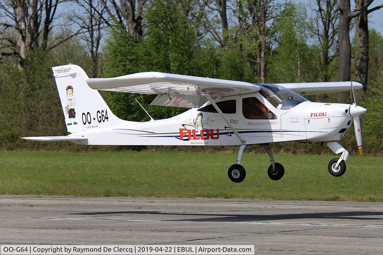 OO-G64, 2010 Tecnam P-92 Echo C/N 1350, Precision landing contest.