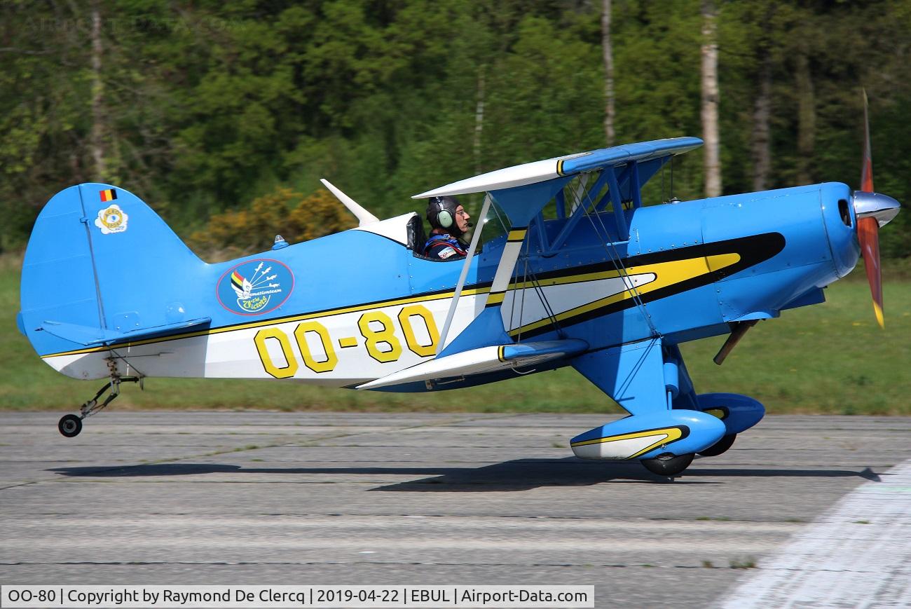 OO-80, EAA Acrosport C/N 864, Precision landing contest.