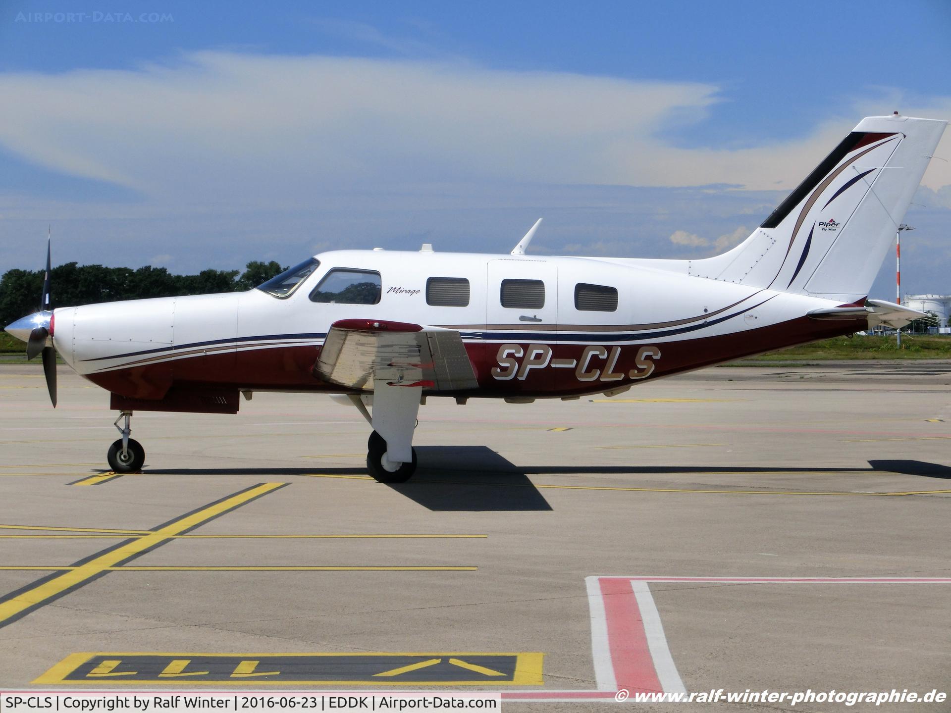 SP-CLS, 2008 Piper PA-46-350P Malibu Mirage C/N 4636452, Piper PA-46-350P Malibu - Claasen-Pol SA - 4636452 - SP-CLS - 23.06.2016 - CGN