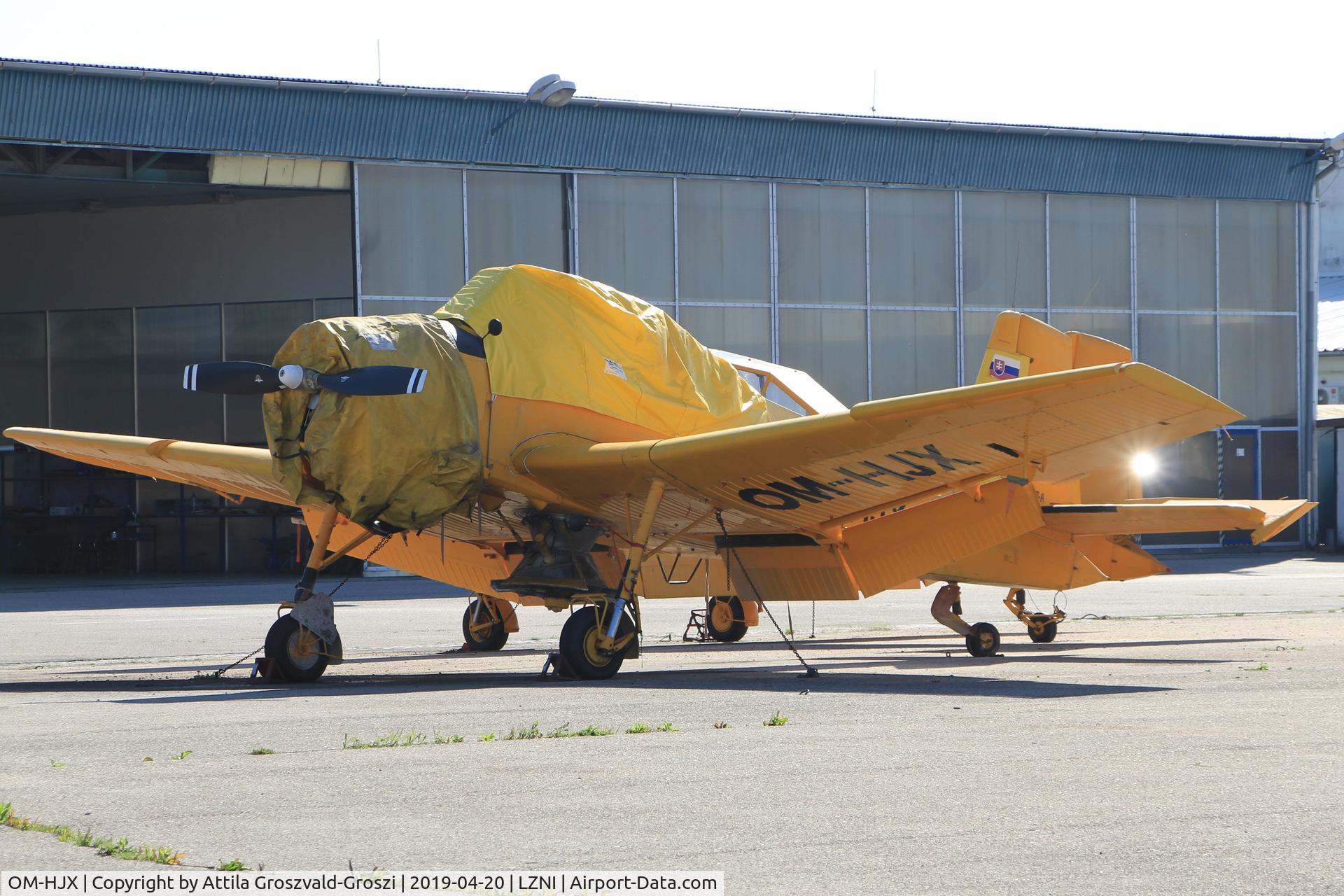 OM-HJX, Let Z-37A Cmelak C/N 2325 ND, LZNI - Nitra Airport, Slovakia