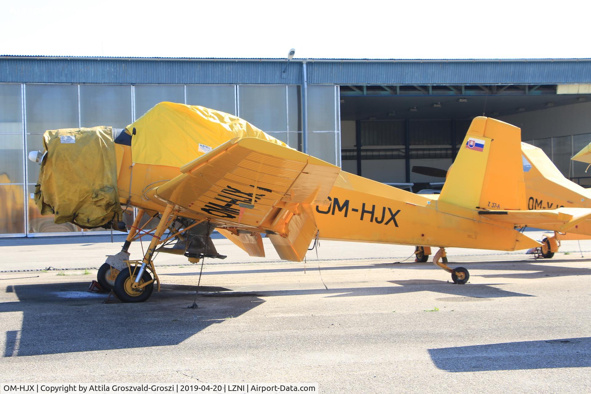 OM-HJX, Let Z-37A Cmelak C/N 2325 ND, LZNI - Nitra Airport, Slovakia