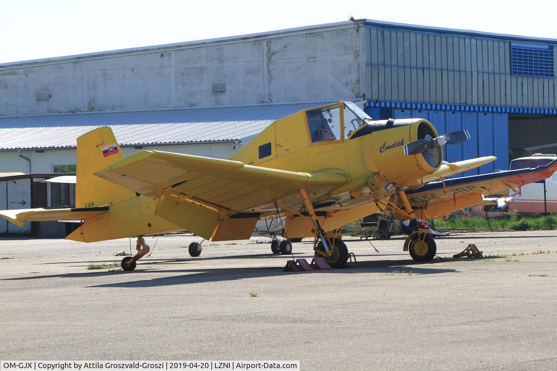 OM-GJX, Let Z-37A Cmelak C/N 22-19, LZNI - Nitra Airport, Slovakia