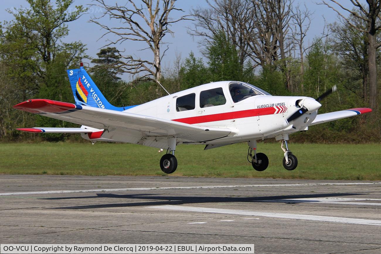 OO-VCU, 1989 Piper PA-28-161 Cadet C/N 2841245, Precision landing contest.