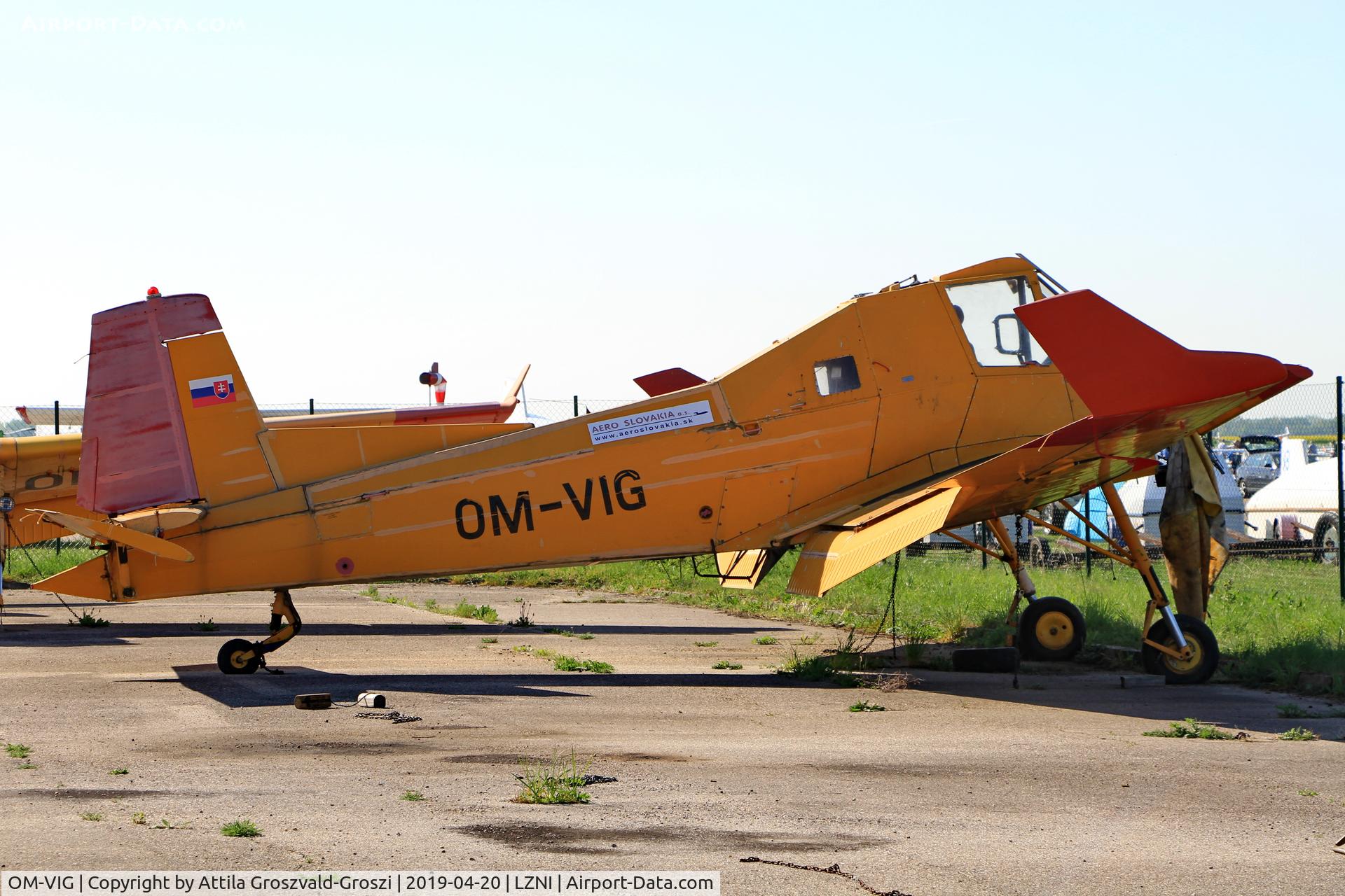 OM-VIG, 1989 Let Z-137T Agro-Turbo C/N 038, LZNI - Nitra Airport, Slovakia