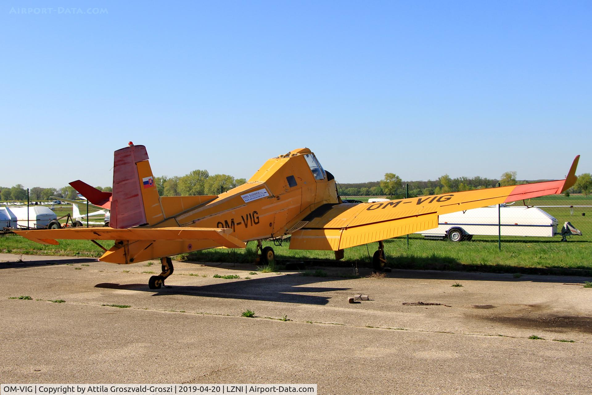 OM-VIG, 1989 Let Z-137T Agro-Turbo C/N 038, LZNI - Nitra Airport, Slovakia