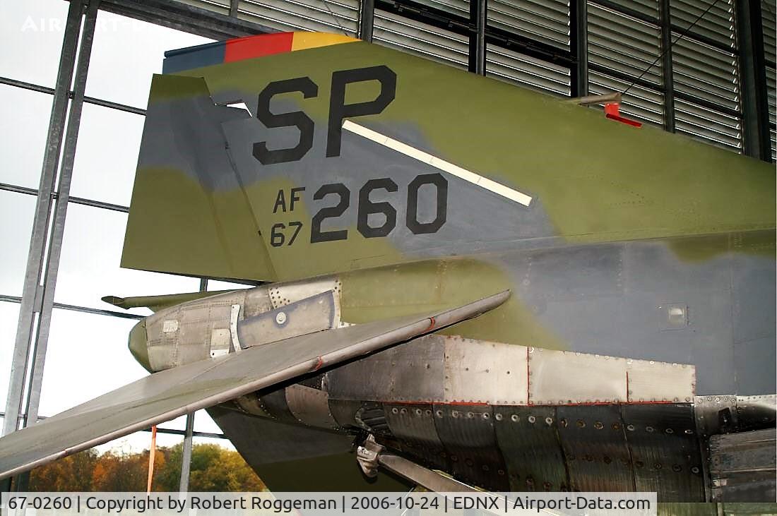 67-0260, 1967 McDonnell Douglas F-4E Phantom II C/N 2972, OBERSCHLEISSHEIM DEUTSCHES MUSEUM.SP.