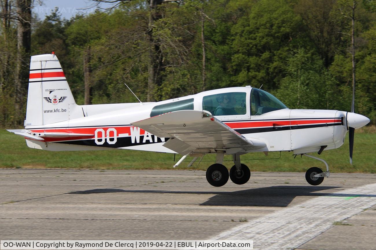 OO-WAN, 1974 Grumman American AA-5 Traveler C/N AA5-0517, Precision landing contest.