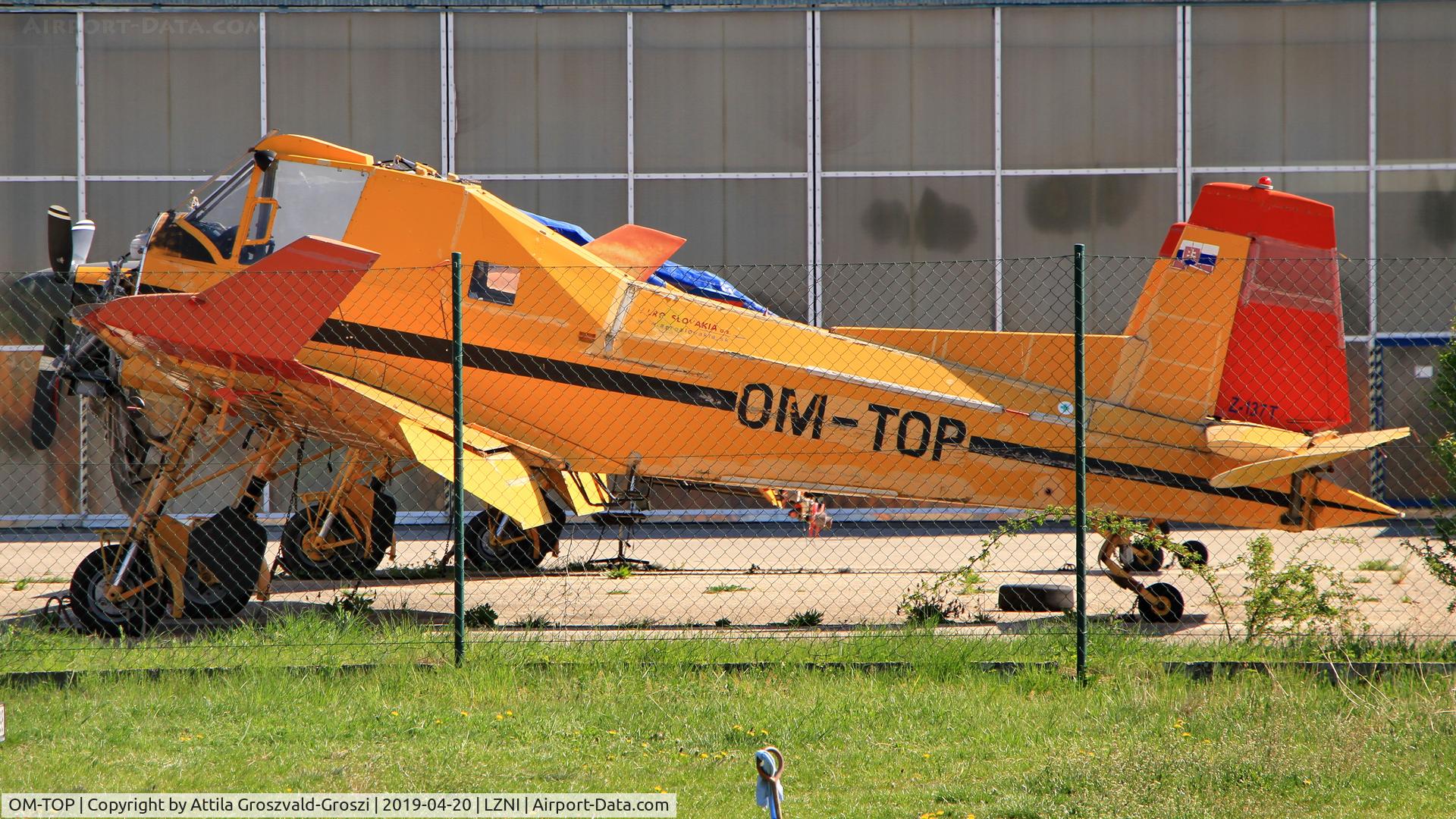 OM-TOP, Zlin Z-137T Agro-Turbo C/N 053, LZNI - Nitra Airport, Slovakia
