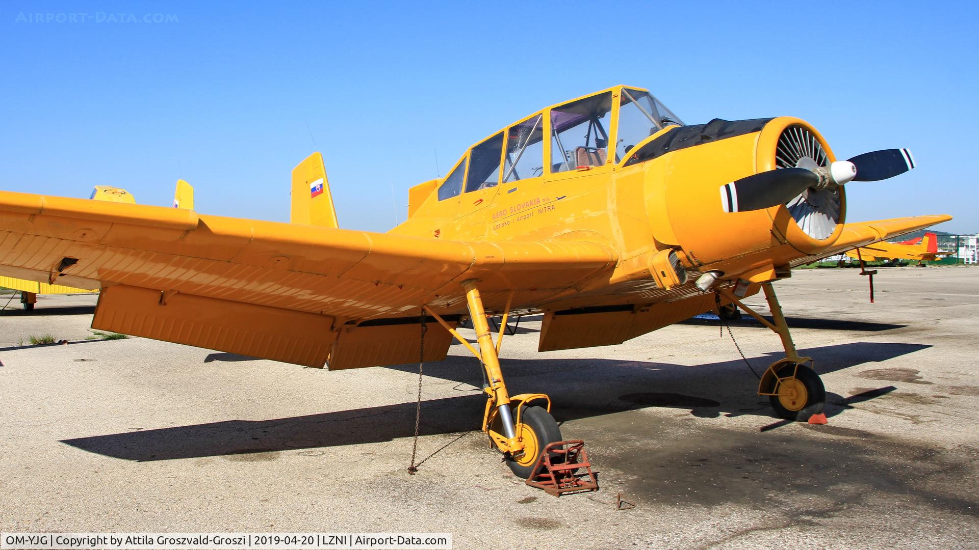 OM-YJG, 1969 Let Z-37A-2 Cmelak Parka C/N 08-07, LZNI - Nitra Airport, Slovakia
