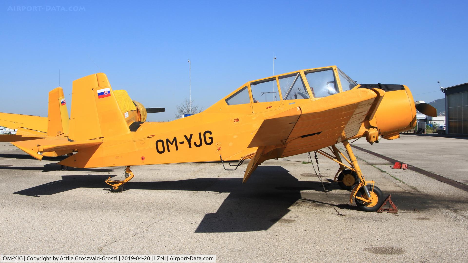 OM-YJG, 1969 Let Z-37A-2 Cmelak Parka C/N 08-07, LZNI - Nitra Airport, Slovakia