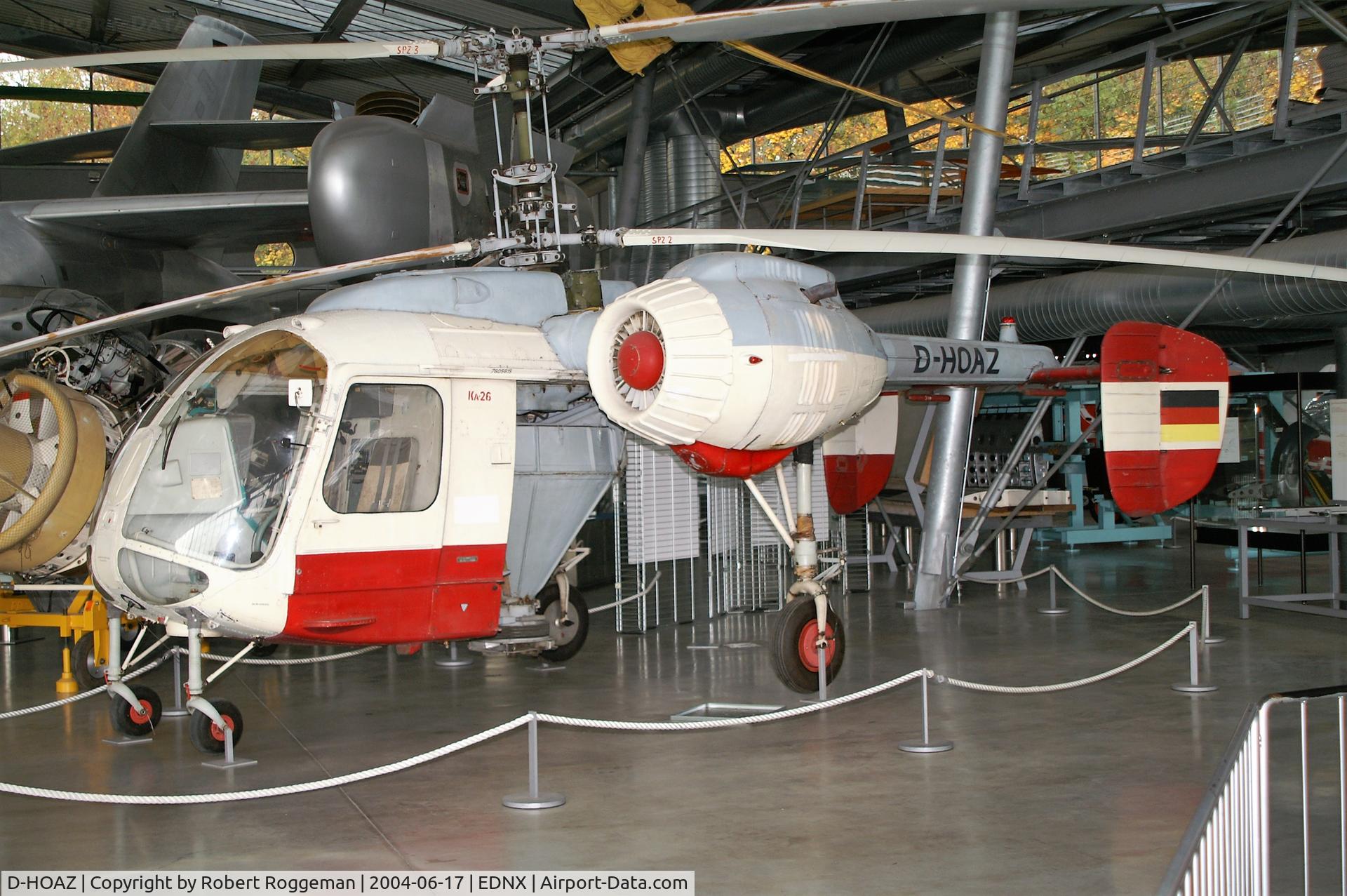D-HOAZ, Kamov Ka-26 Hoodlum C/N 7605615, OBERSCCHLEISSHEIM DEUTSCHES MUSEUM.