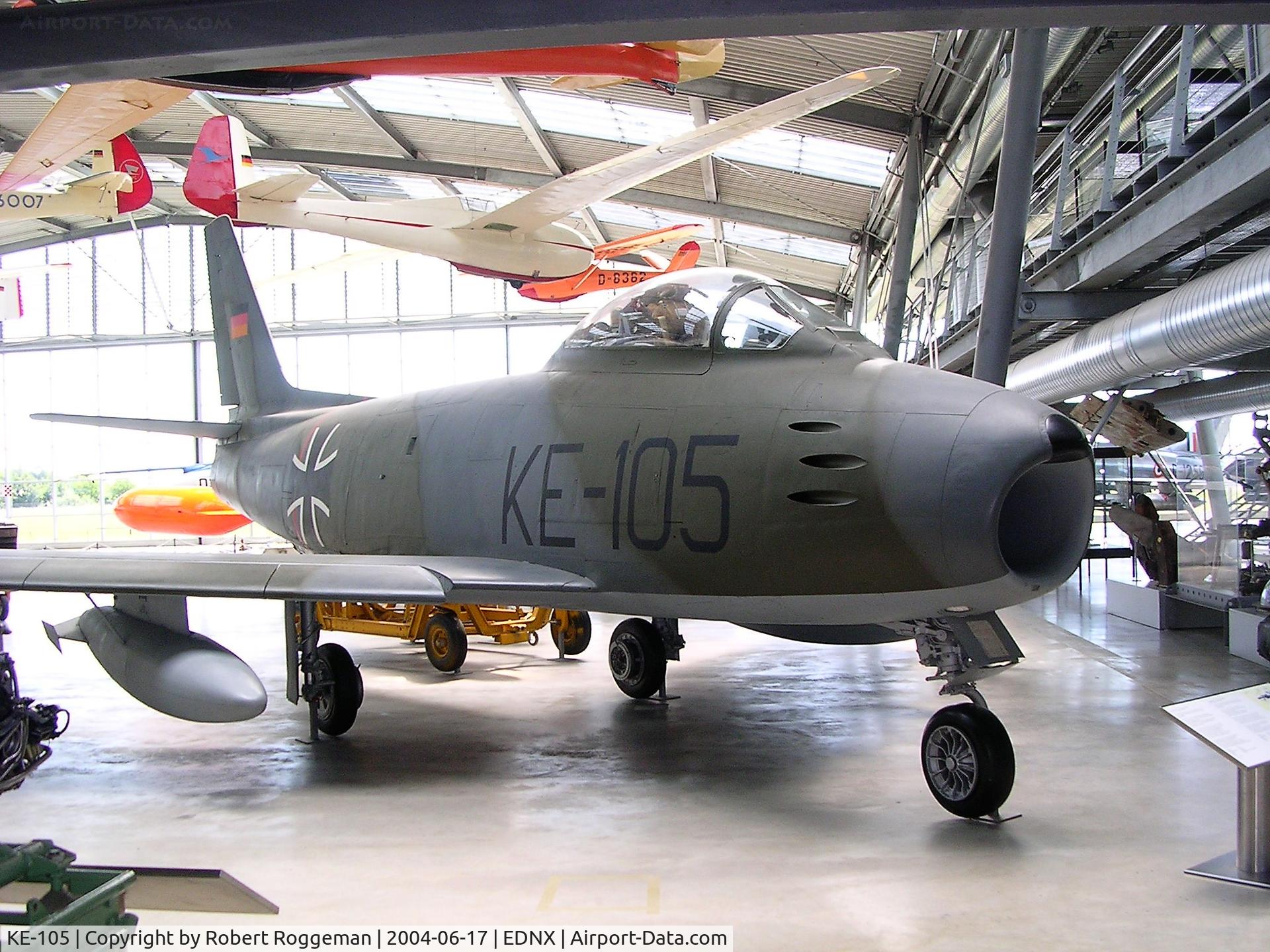 KE-105, Canadair CL-13B Sabre 6 C/N S6-1659, OBERSCCHLEISSHEIM DEUTSCHES MUSEUM.