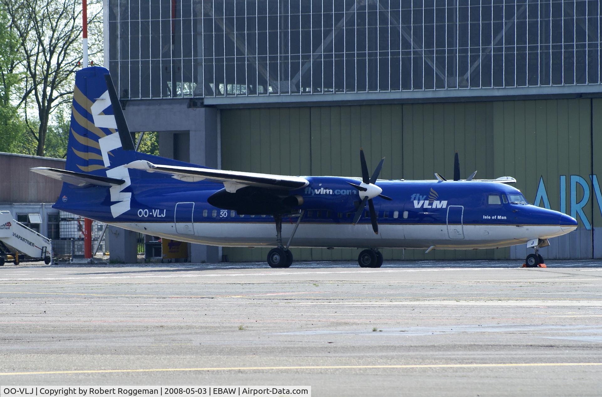OO-VLJ, 1987 Fokker 50 C/N 20105, VLM.ISLE OF MAN.
